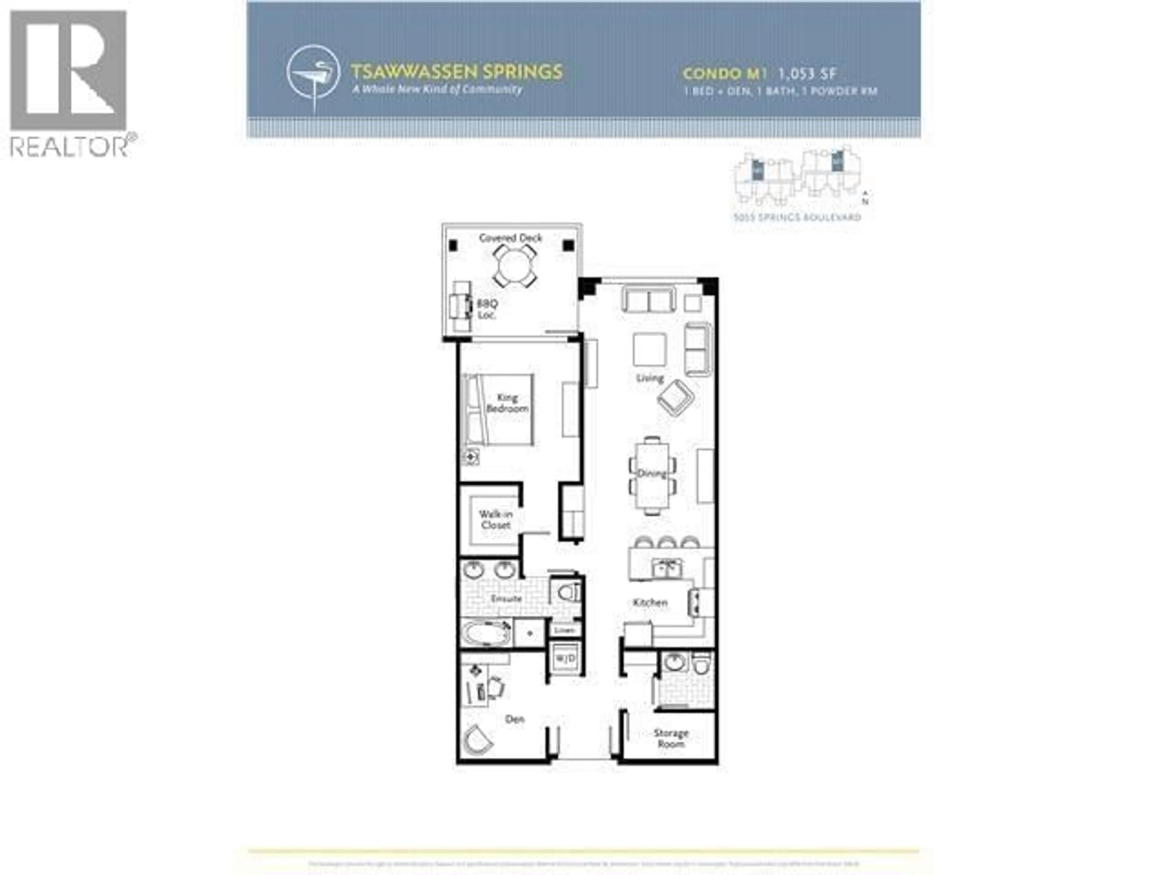 Floor plan for 211 - 5055 SPRINGS BOULEVARD, Delta British Columbia V4M0A5