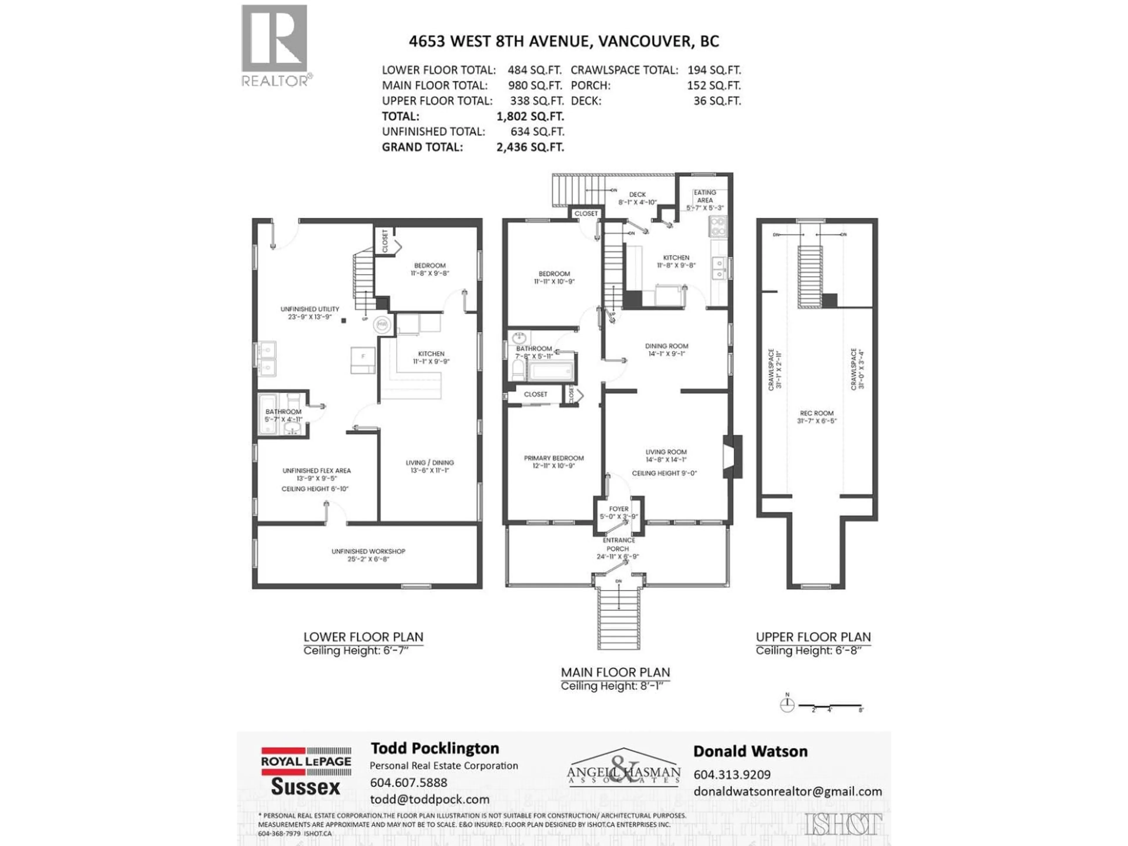 Floor plan for 4653 8TH AVENUE, Vancouver British Columbia V6R2A6