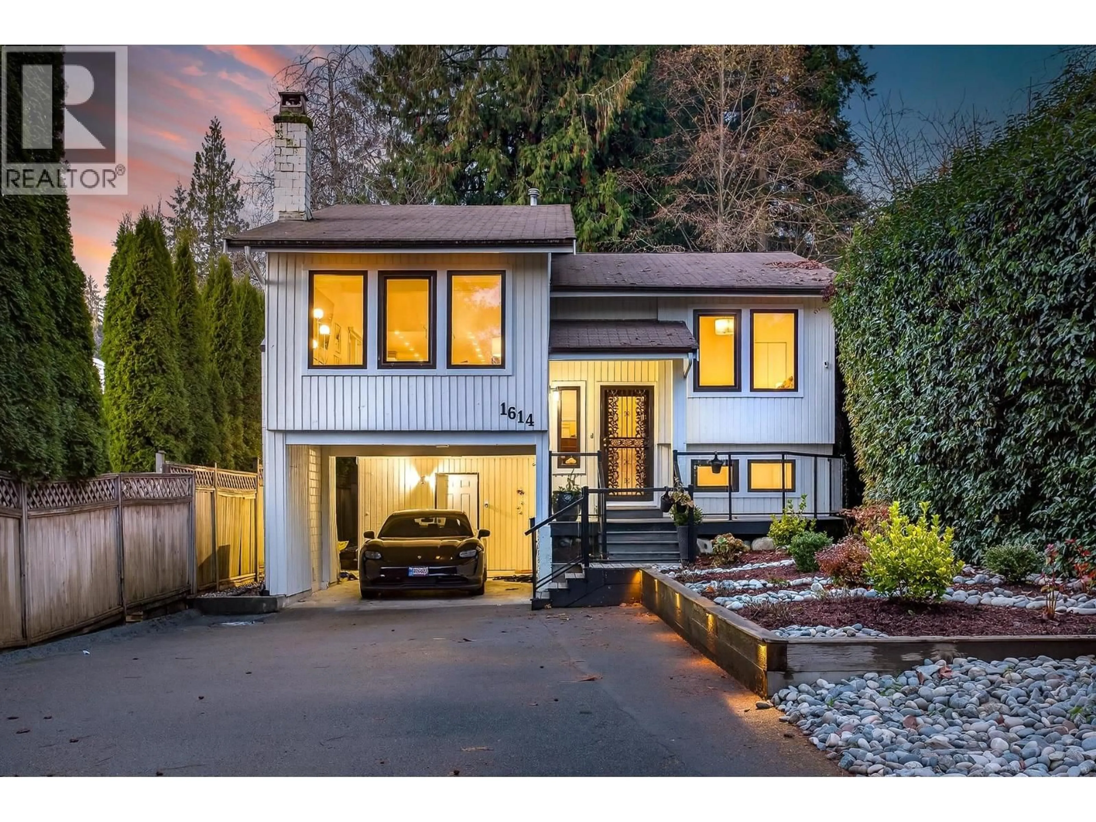 Home with vinyl exterior material, street for 1614 LYNN VALLEY ROAD, North Vancouver British Columbia V7J2B4