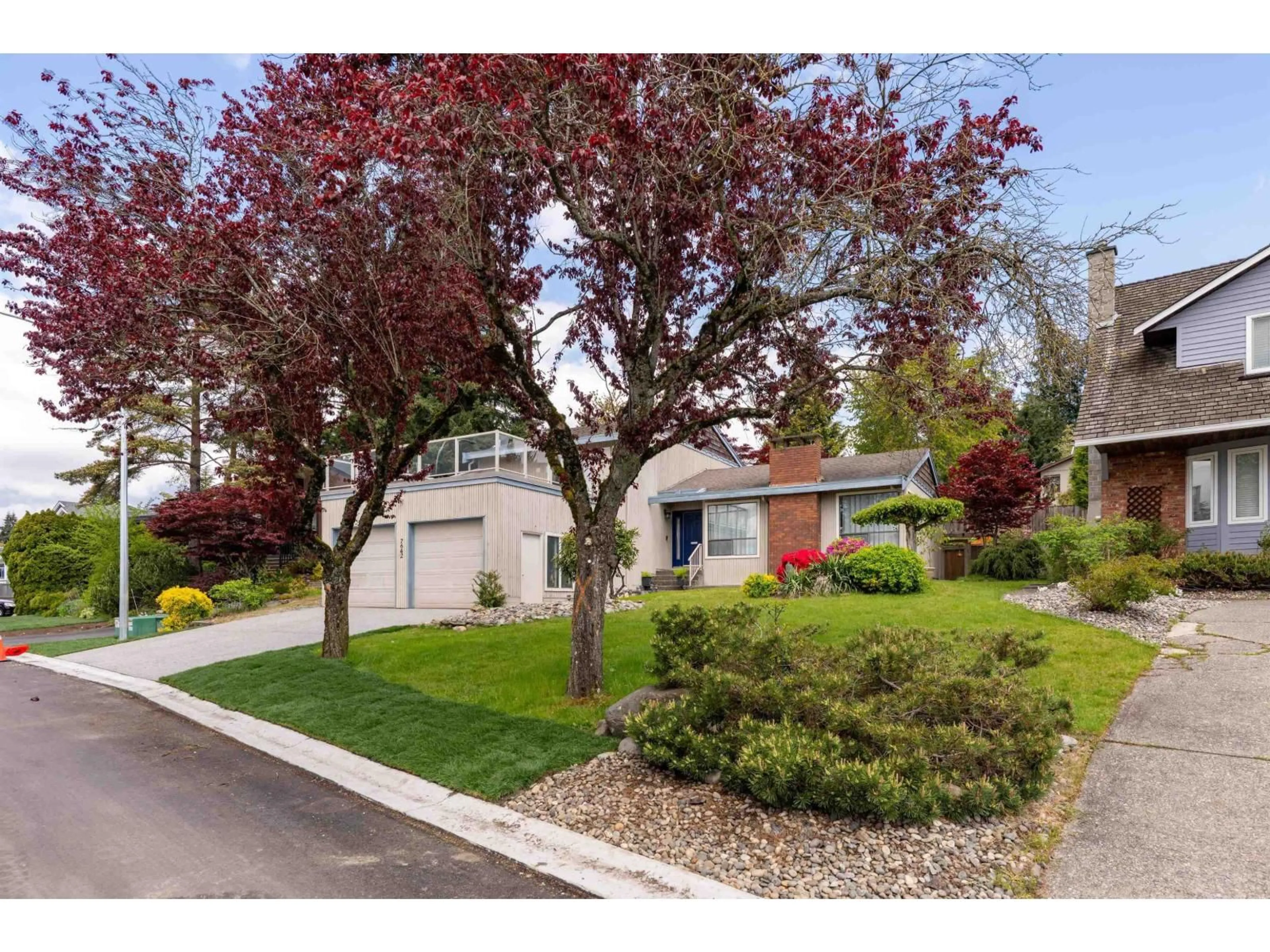 Home with vinyl exterior material, street for 7642 GARFIELD DRIVE, Delta British Columbia V4C4E5