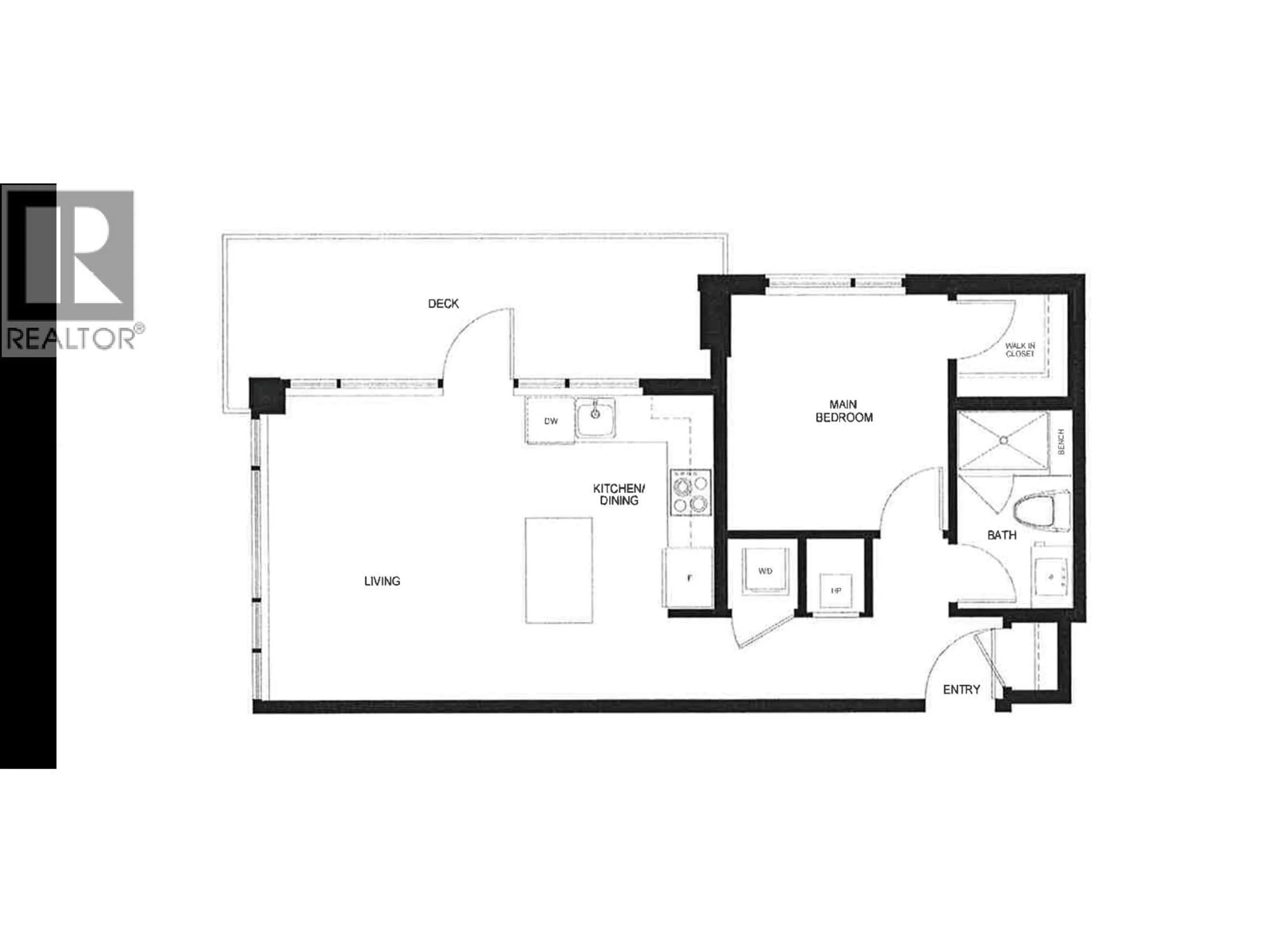 Floor plan for 1410 - 5380 CROOKED BRANCH ROAD, Vancouver British Columbia V6T0E5