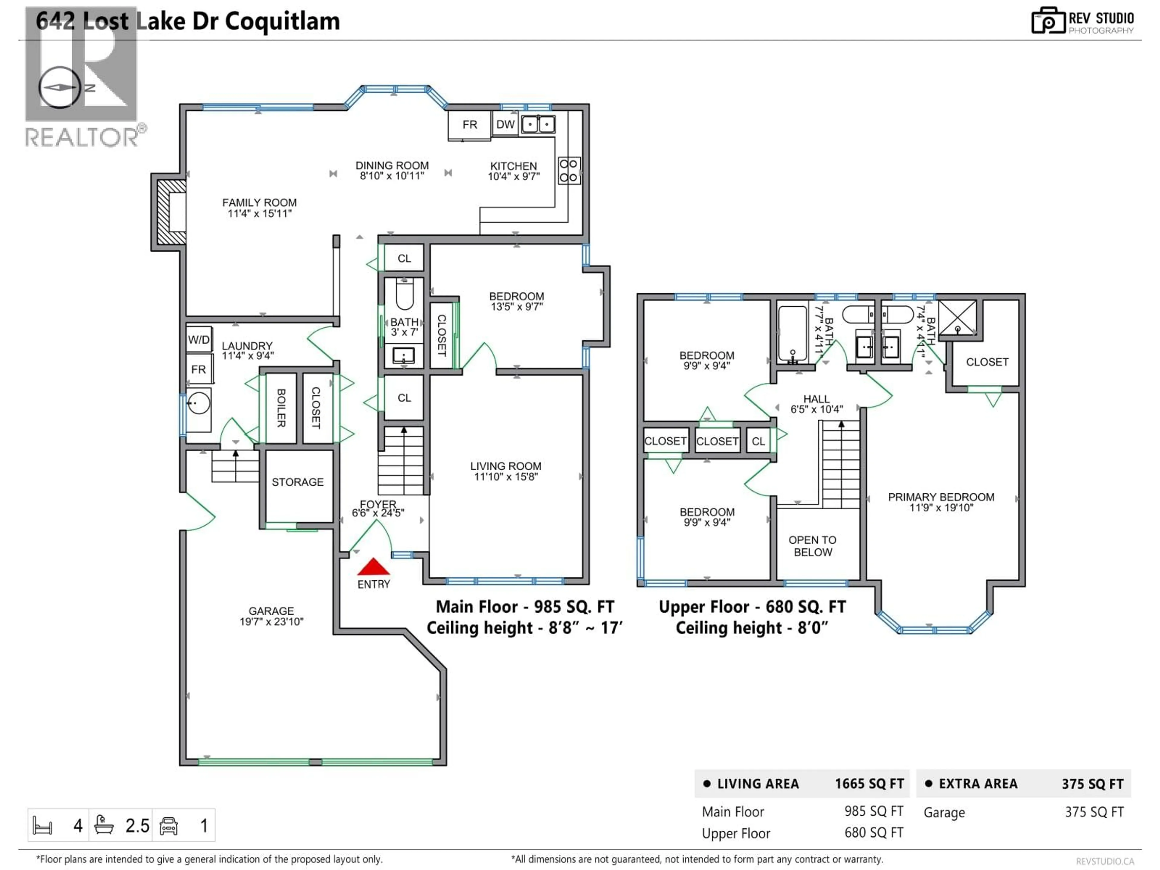 Floor plan for 642 LOST LAKE DRIVE, Coquitlam British Columbia V3C5G3