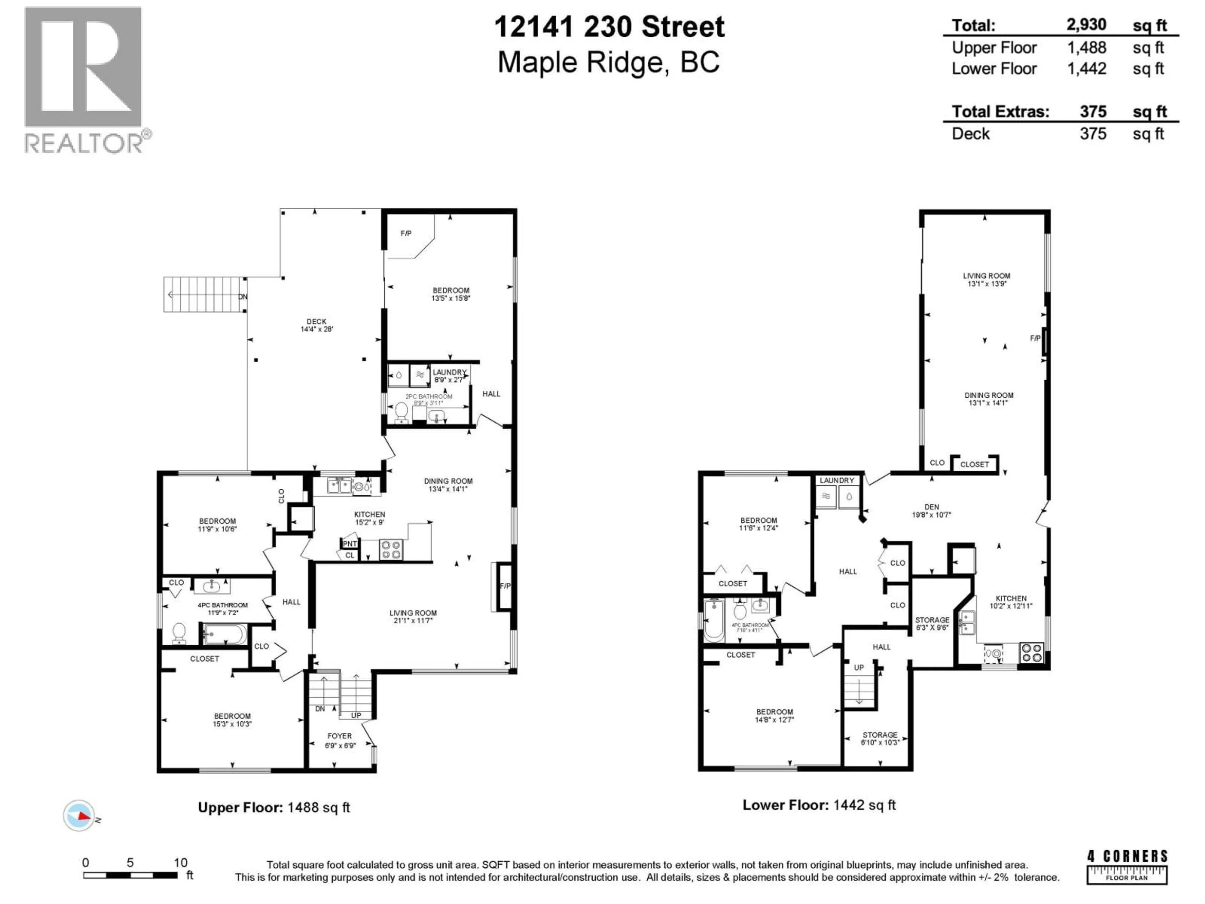 Floor plan for 12141 230 STREET, Maple Ridge British Columbia V2X6R4