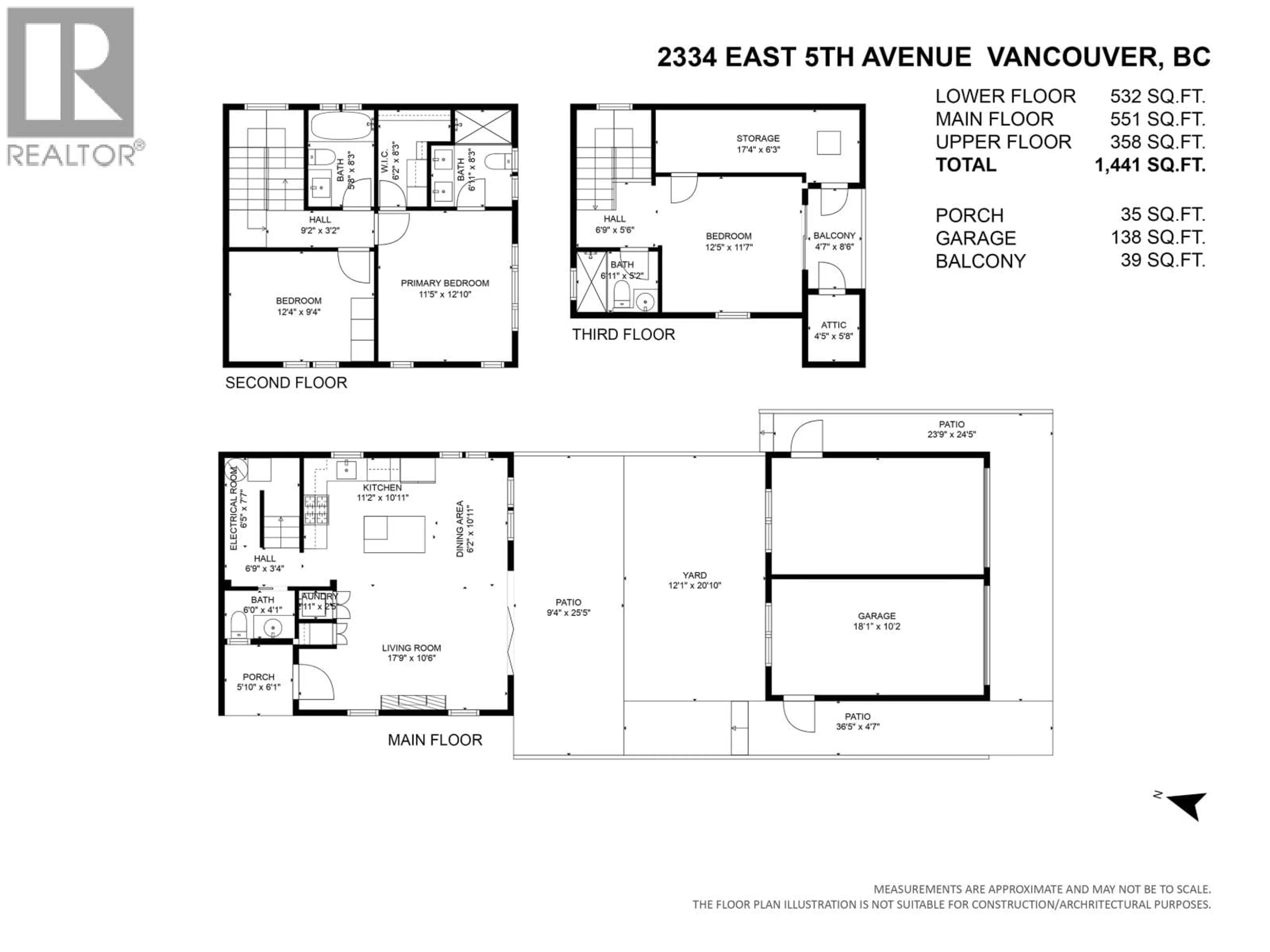 Floor plan for 2334 5TH AVENUE, Vancouver British Columbia V5N1N1