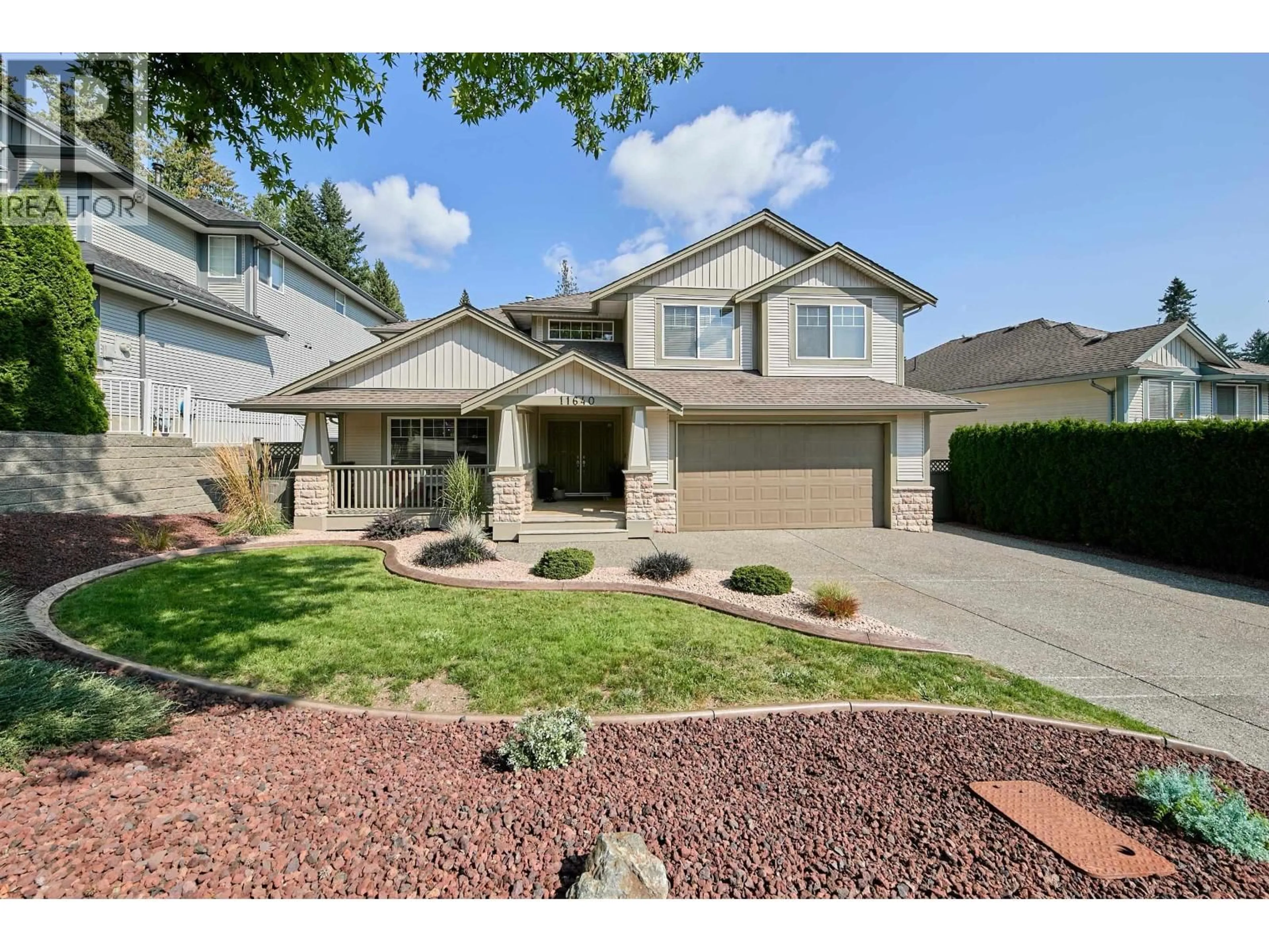 Home with vinyl exterior material, street for 11640 RITCHIE AVENUE, Maple Ridge British Columbia V2X6E7