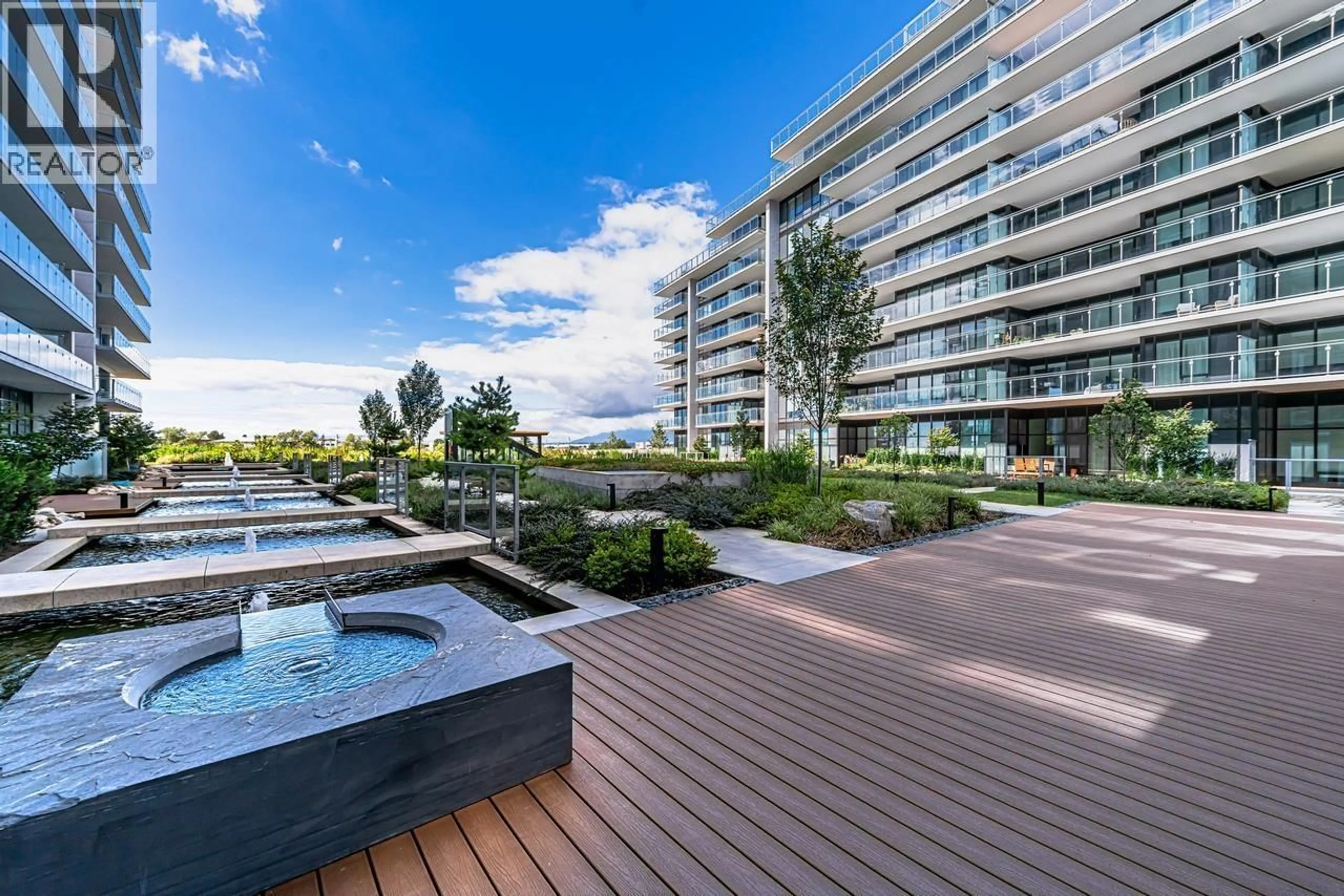 Patio, water/lake/river/ocean view for 410 - 6855 PEARSON WAY, Richmond British Columbia V7C0E9