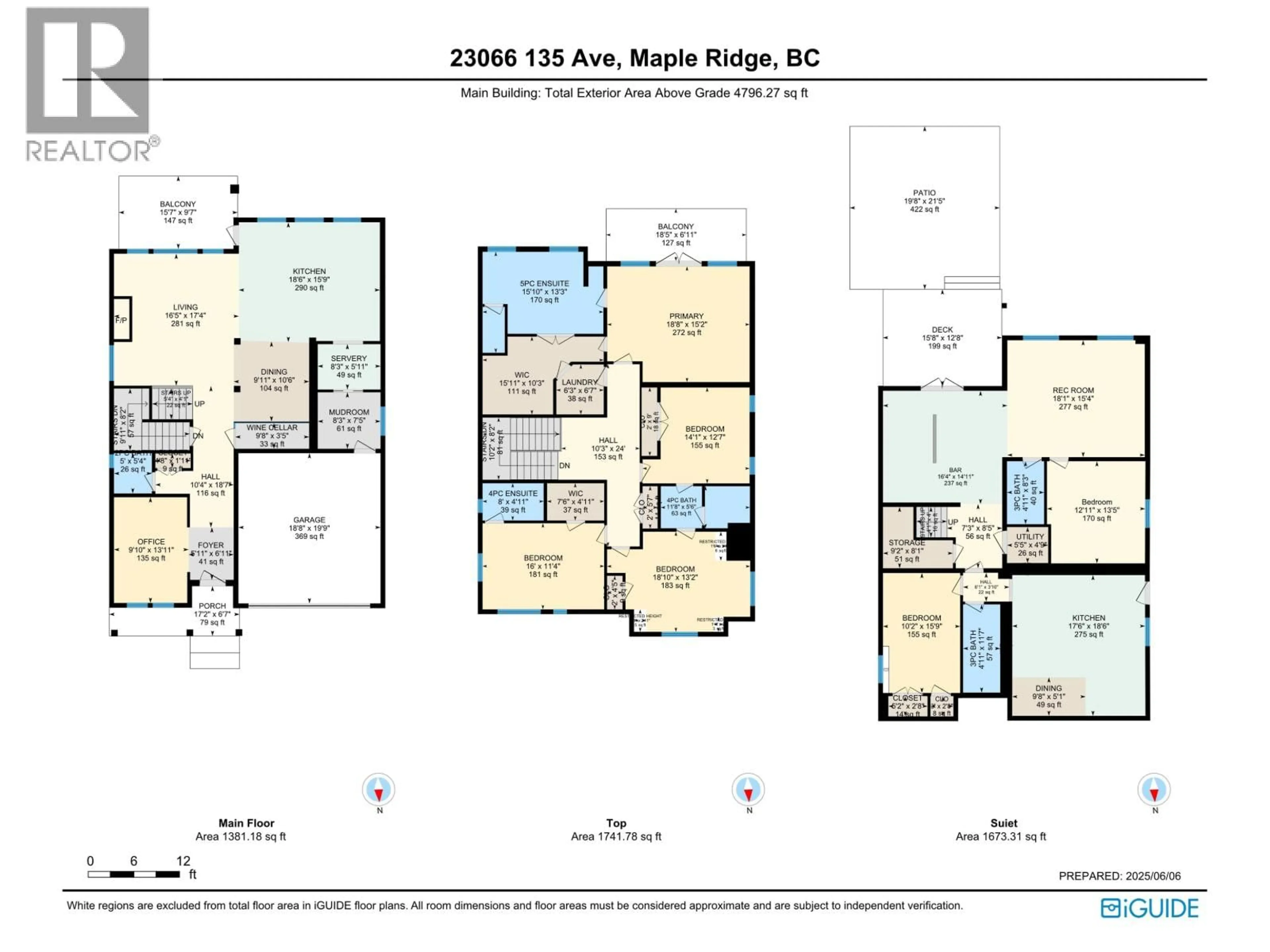 Floor plan for 23066 135 AVENUE, Maple Ridge British Columbia V4R0E6