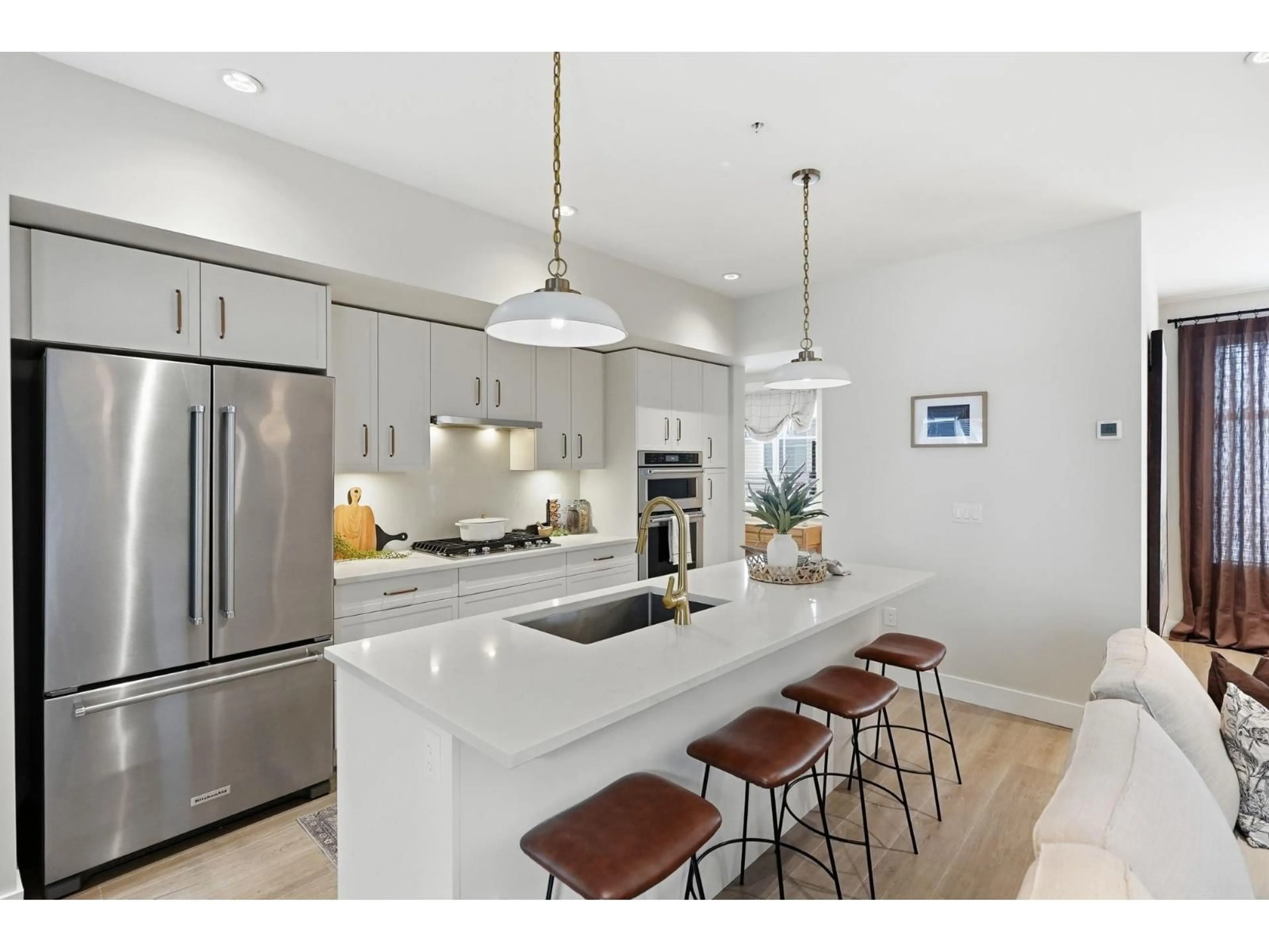 Open concept kitchen, ceramic/tile floor for 30 - 22128 48A AVENUE, Langley British Columbia V3A0L6