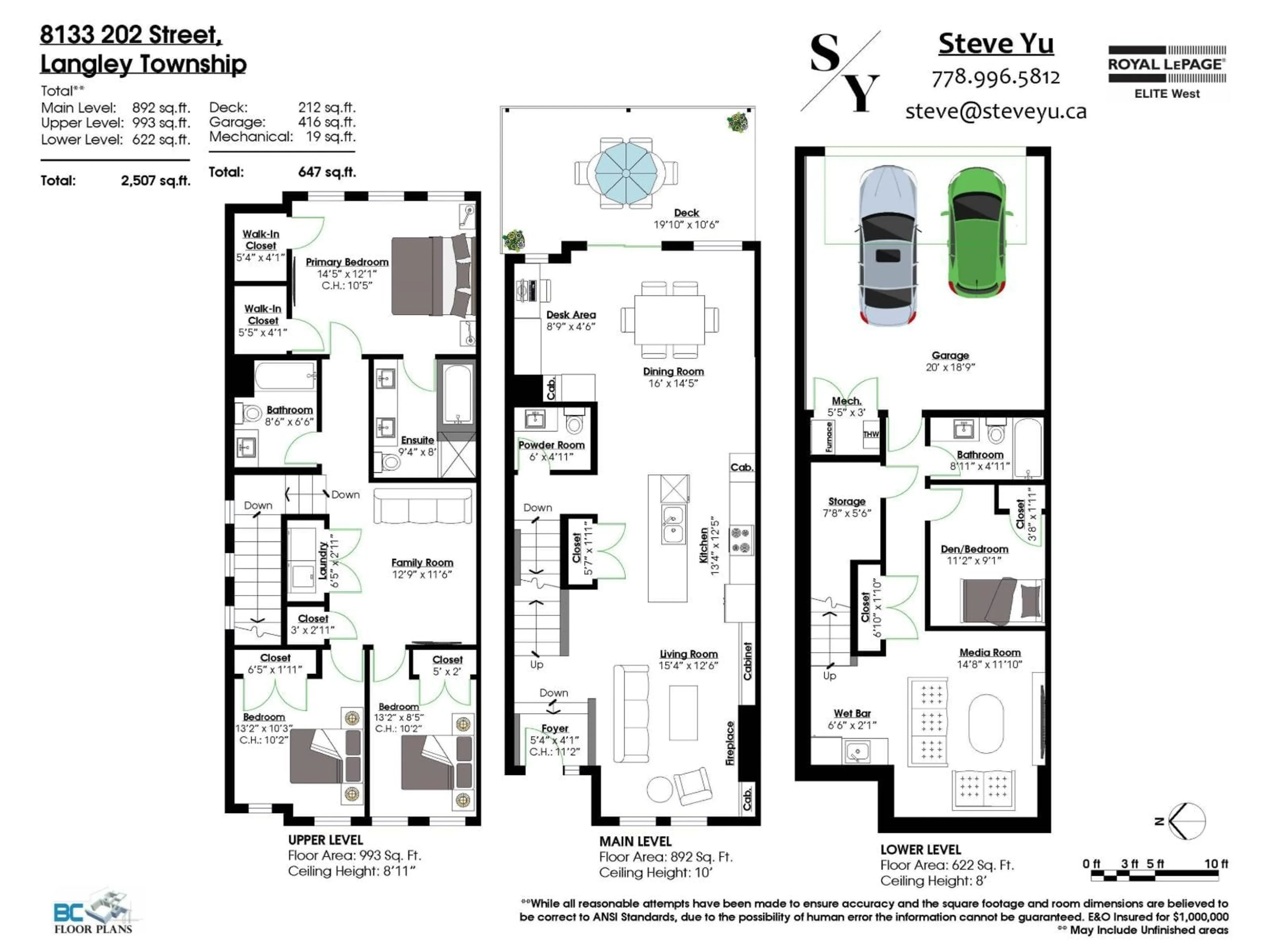 Floor plan for 8133 202 STREET, Langley British Columbia V2Y3K2
