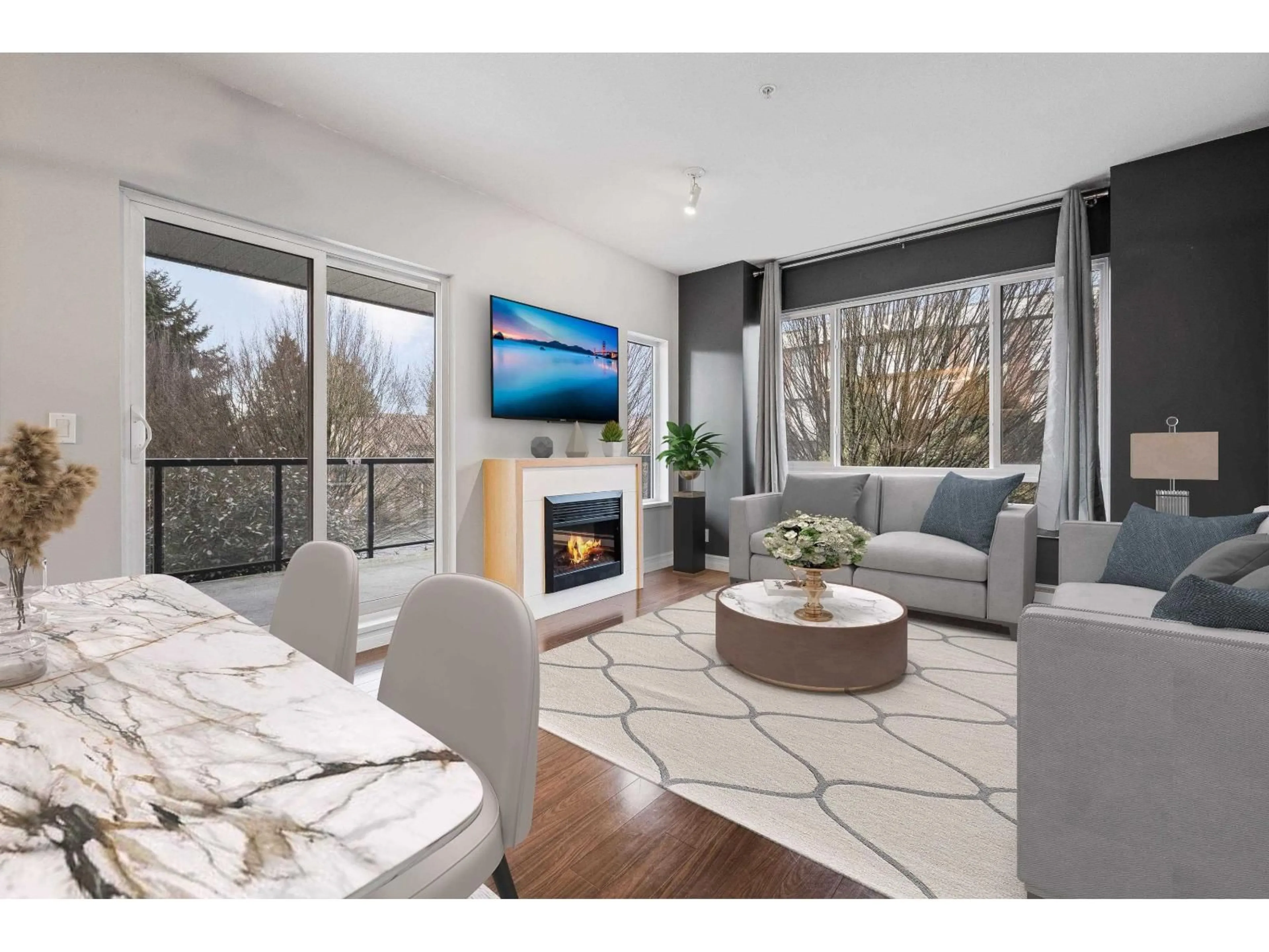 Living room with furniture, unknown for 215 - 2943 NELSON PLACE, Abbotsford British Columbia V2S0C8