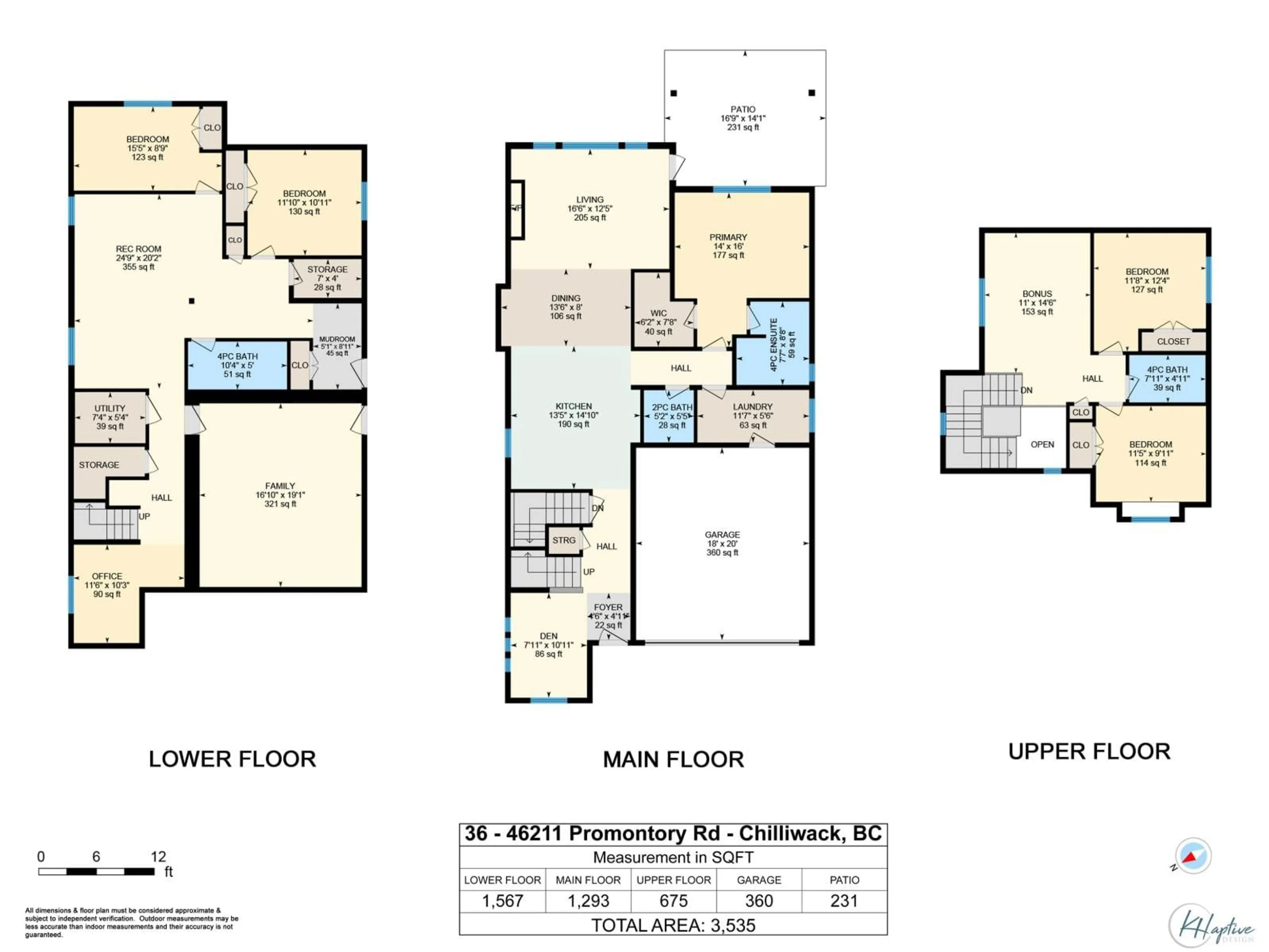 Floor plan for 36 - 46211 PROMONTORY ROAD, Chilliwack British Columbia V2R6E4