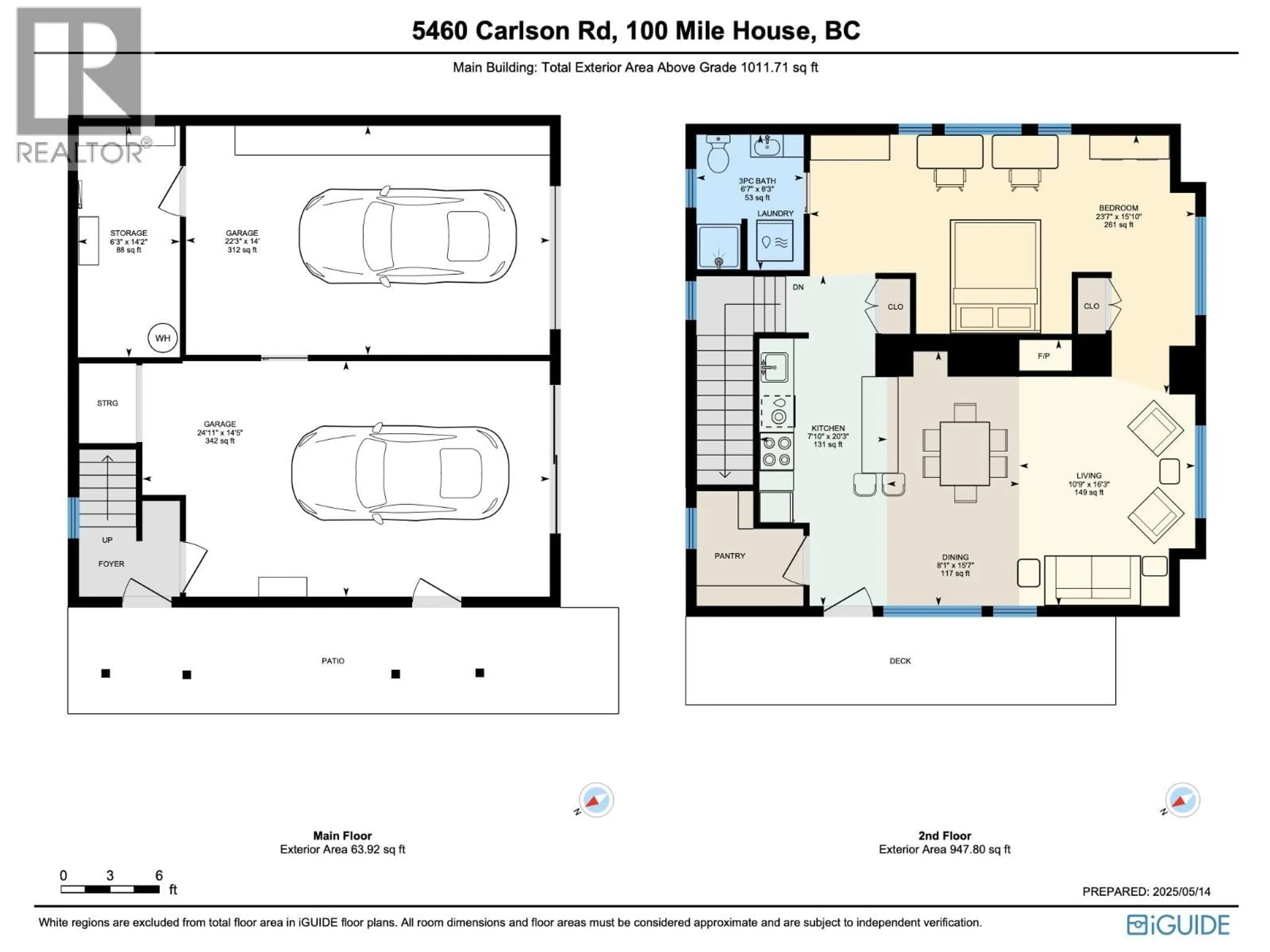 Floor plan for 5460 CARLSON ROAD, 100 Mile House British Columbia V0K2E1