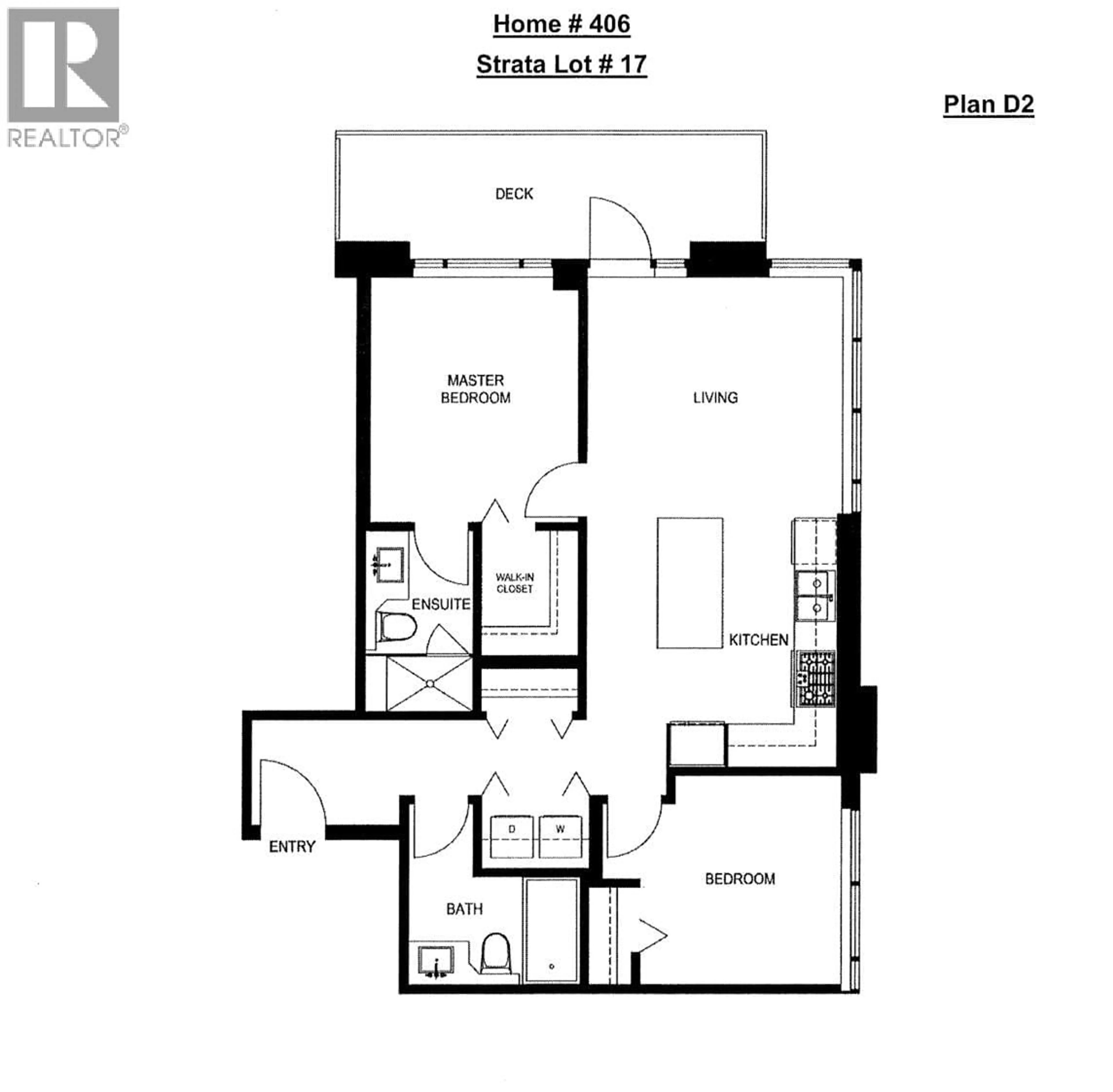 Floor plan for 406 - 2388 MADISON AVENUE, Burnaby British Columbia V5C0K8