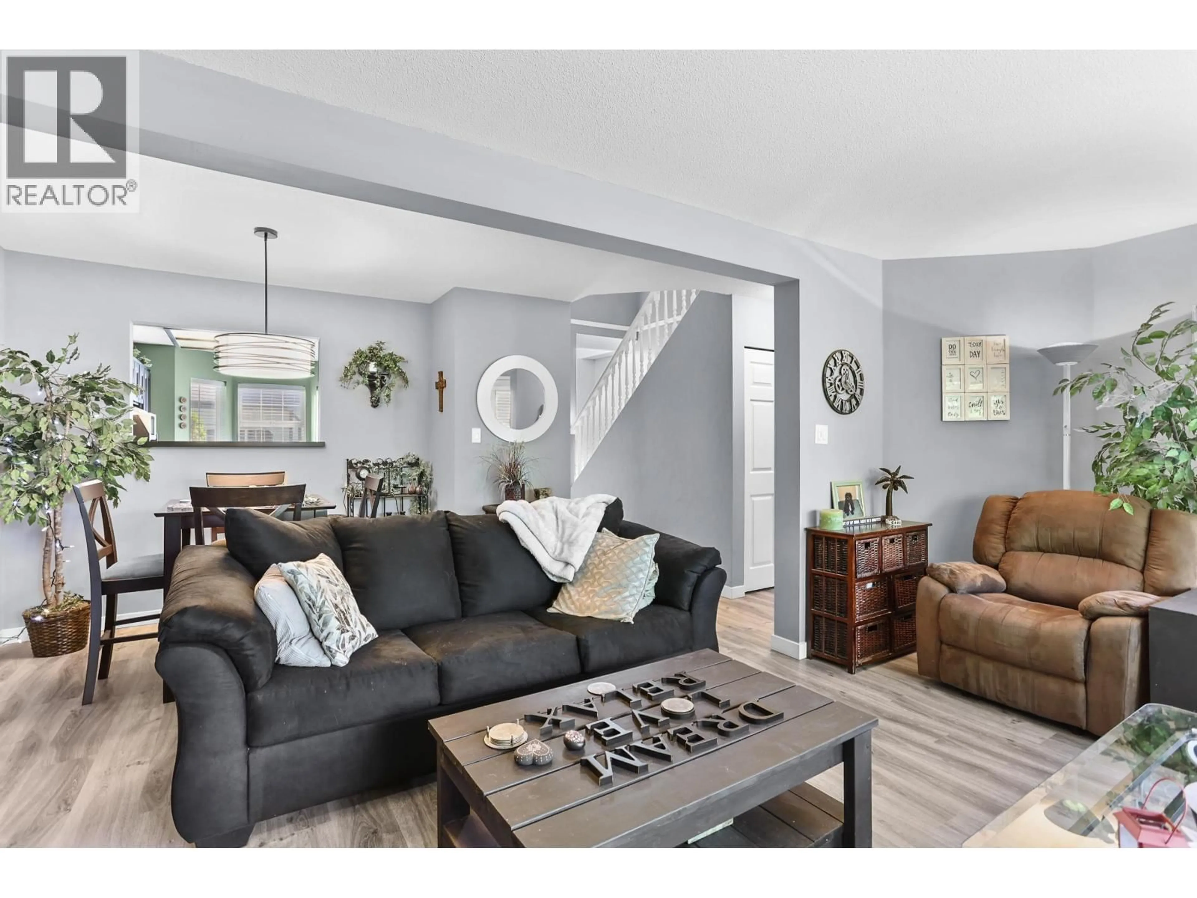 Living room with furniture, wood/laminate floor for 23 - 11580 BURNETT STREET, Maple Ridge British Columbia V2X6P2