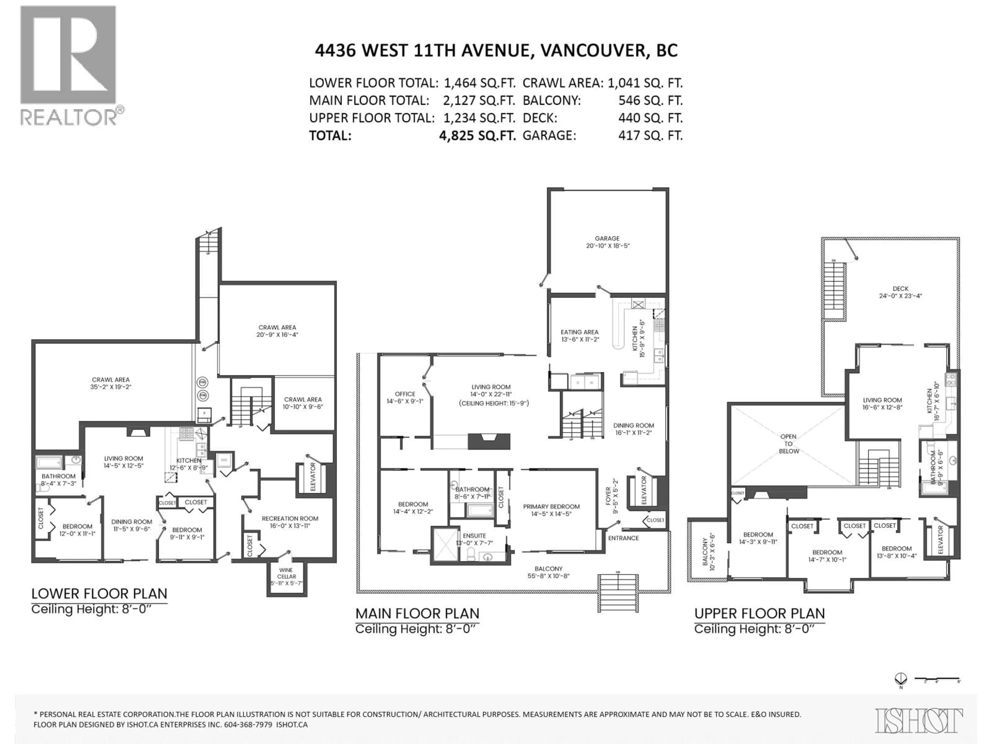 Floor plan for 4436 11TH AVENUE, Vancouver British Columbia V6R2M3