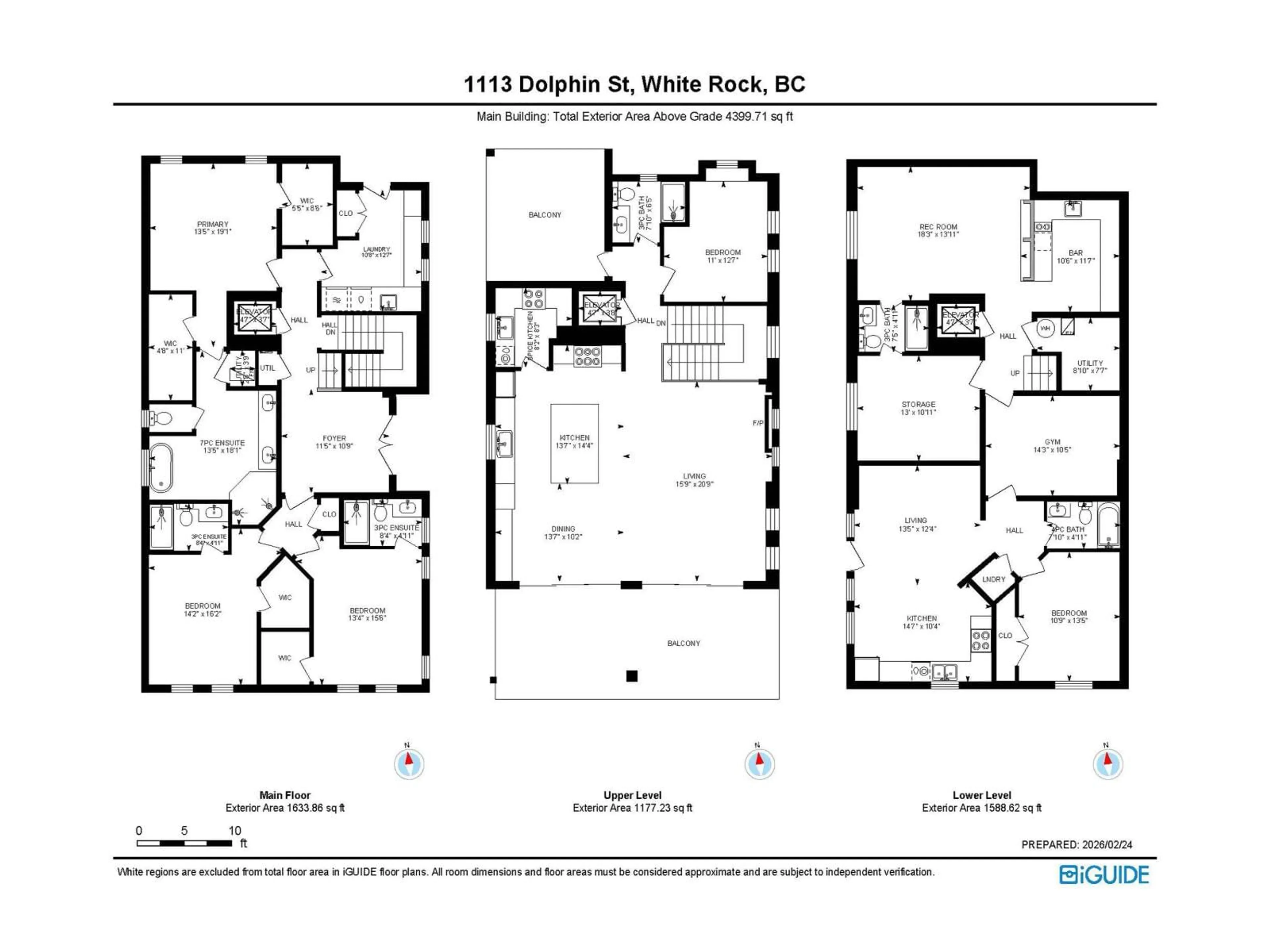 Floor plan for 1113 DOLPHIN STREET, White Rock British Columbia V4B4G6