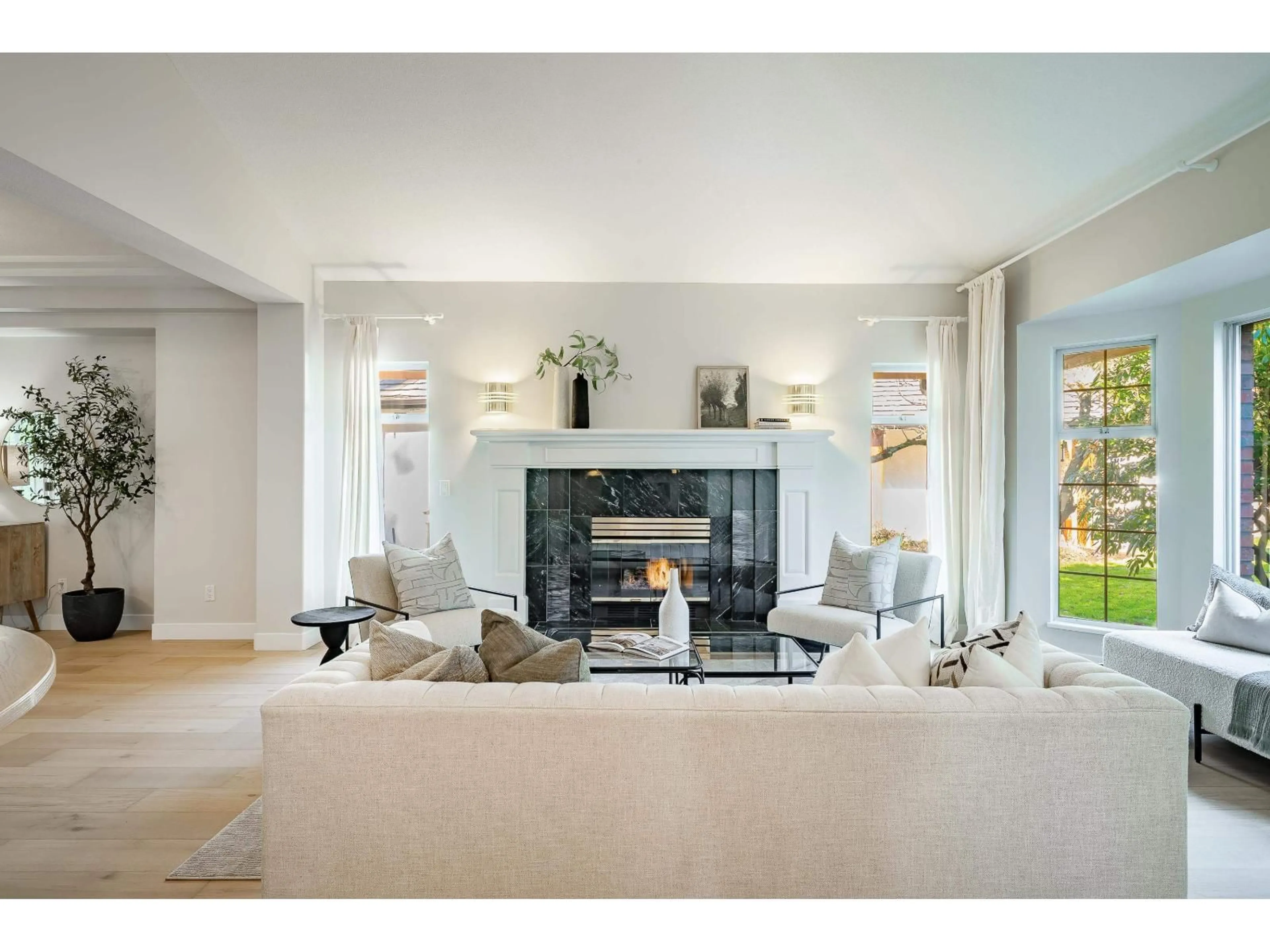 Living room with furniture, ceramic/tile floor for 1959 OCEAN WIND DRIVE, Surrey British Columbia V4A9P2