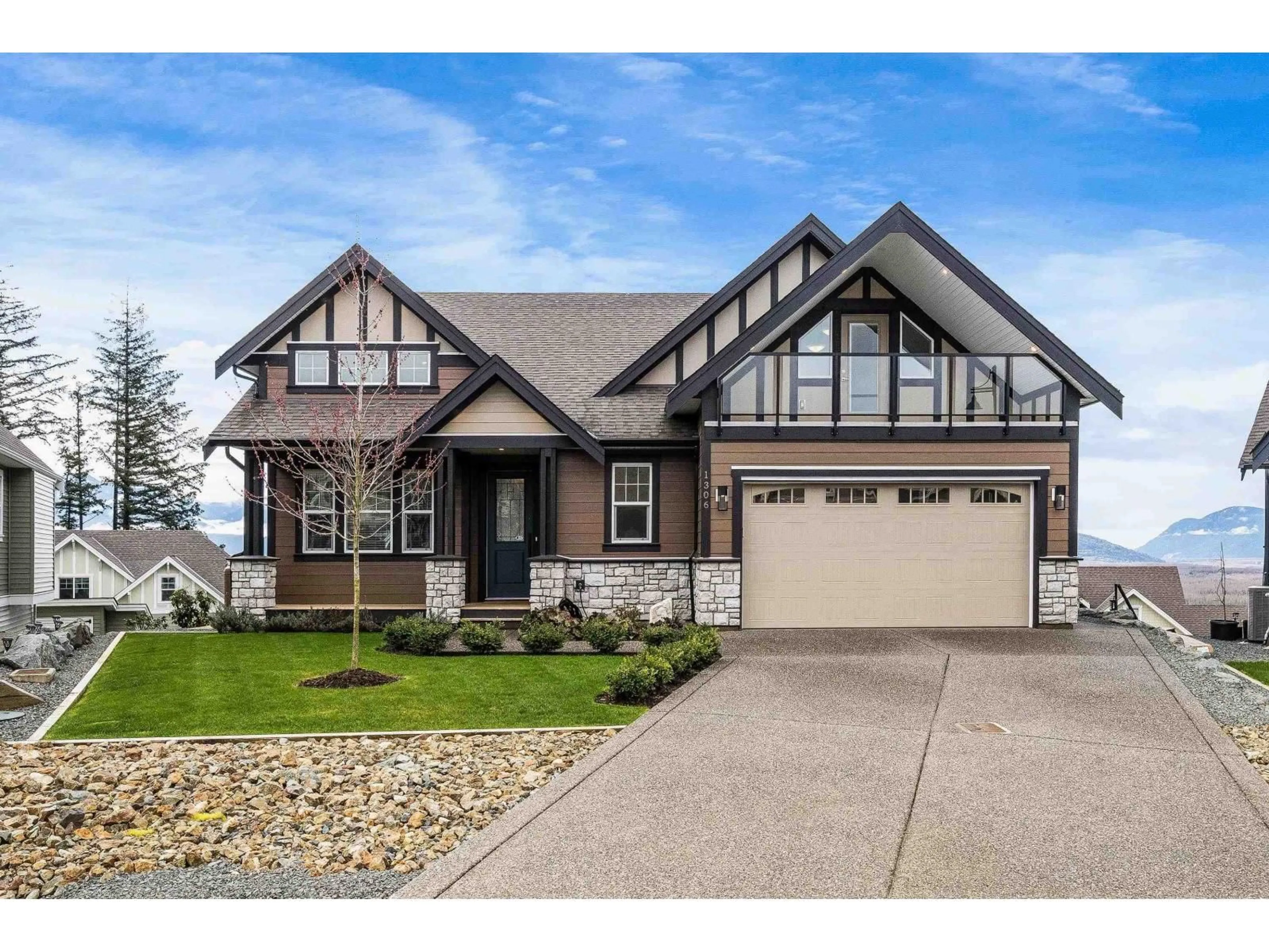 Home with brick exterior material, street for 1306 STROMDAHL PLACE, Agassiz British Columbia V0M1A1