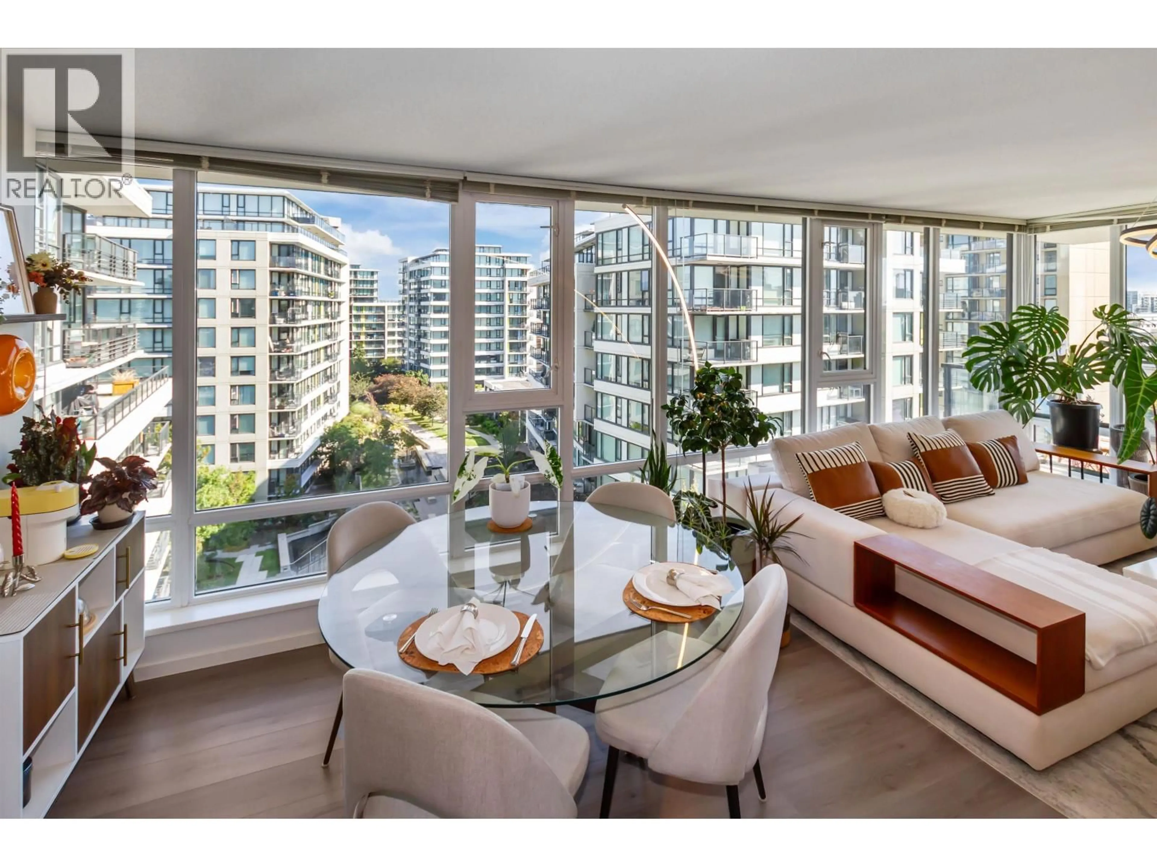 Living room with furniture, unknown for 1301 - 7788 ACKROYD ROAD, Richmond British Columbia V6X0M8