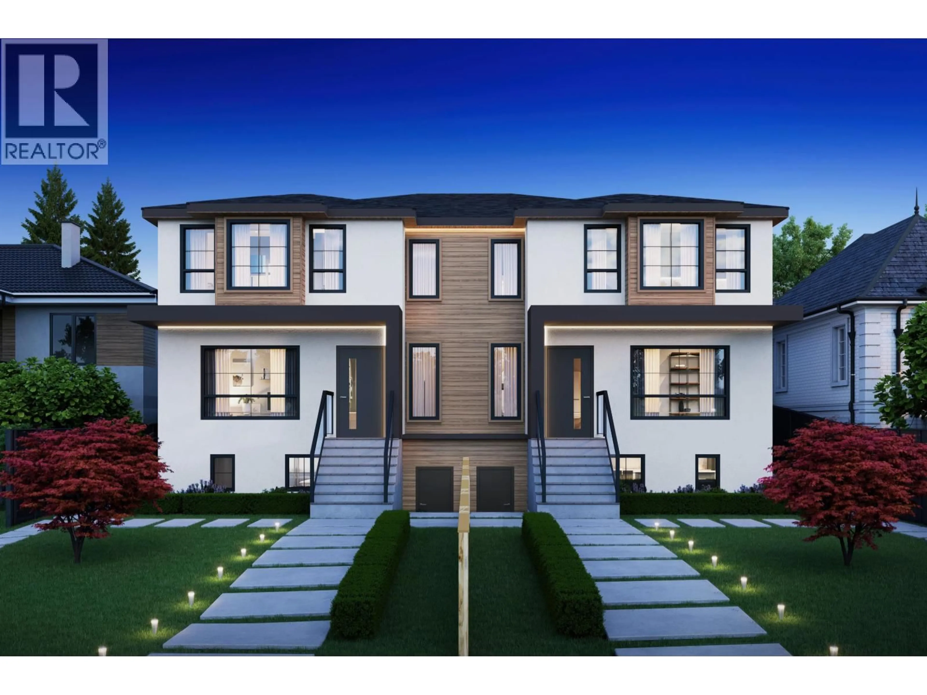 Home with brick exterior material, street for 2 - 7061 PAULUS CRESCENT, Burnaby British Columbia V5A1P4