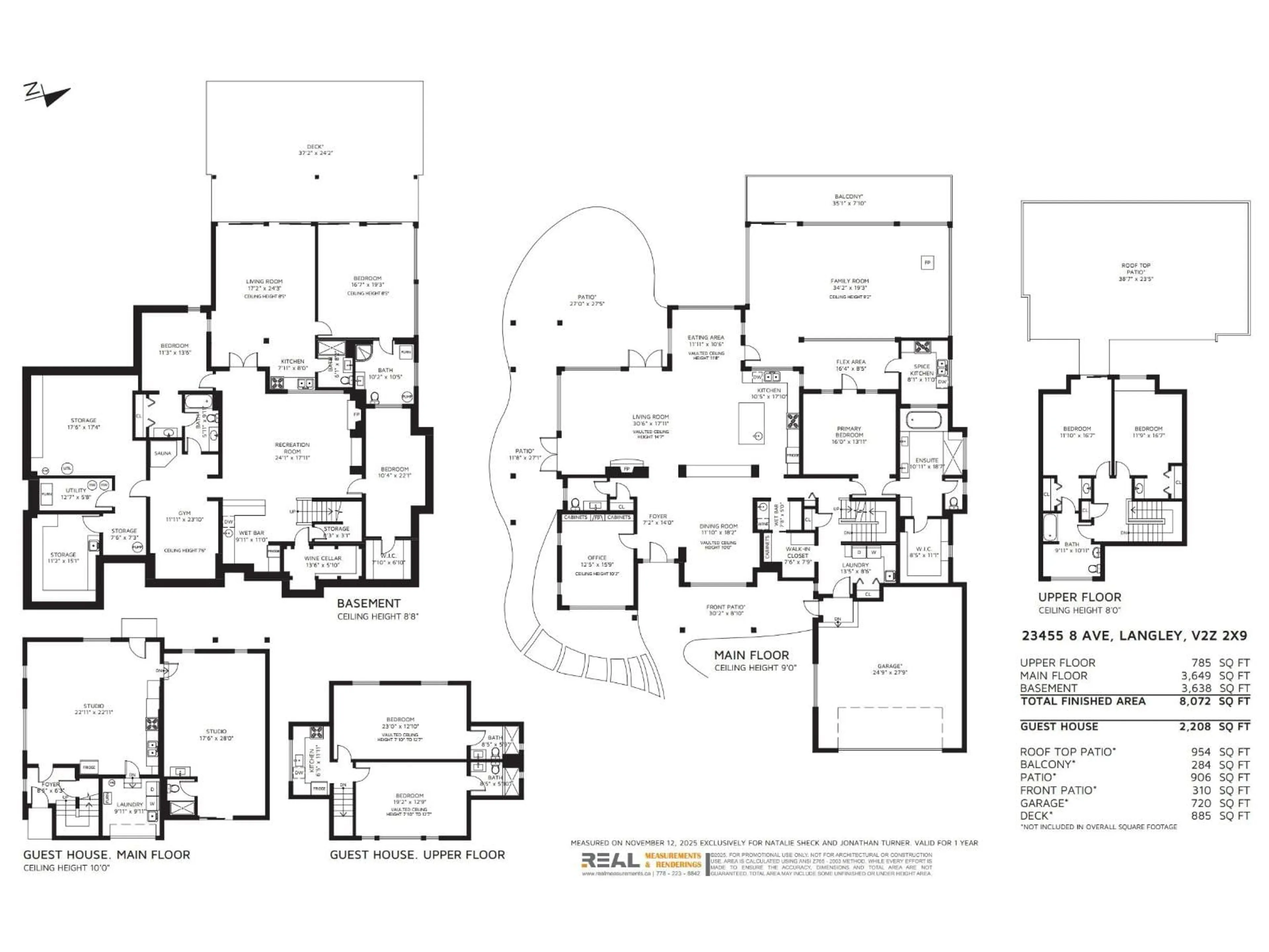 Floor plan for 23455 8 AVENUE, Langley British Columbia V2Z2X9