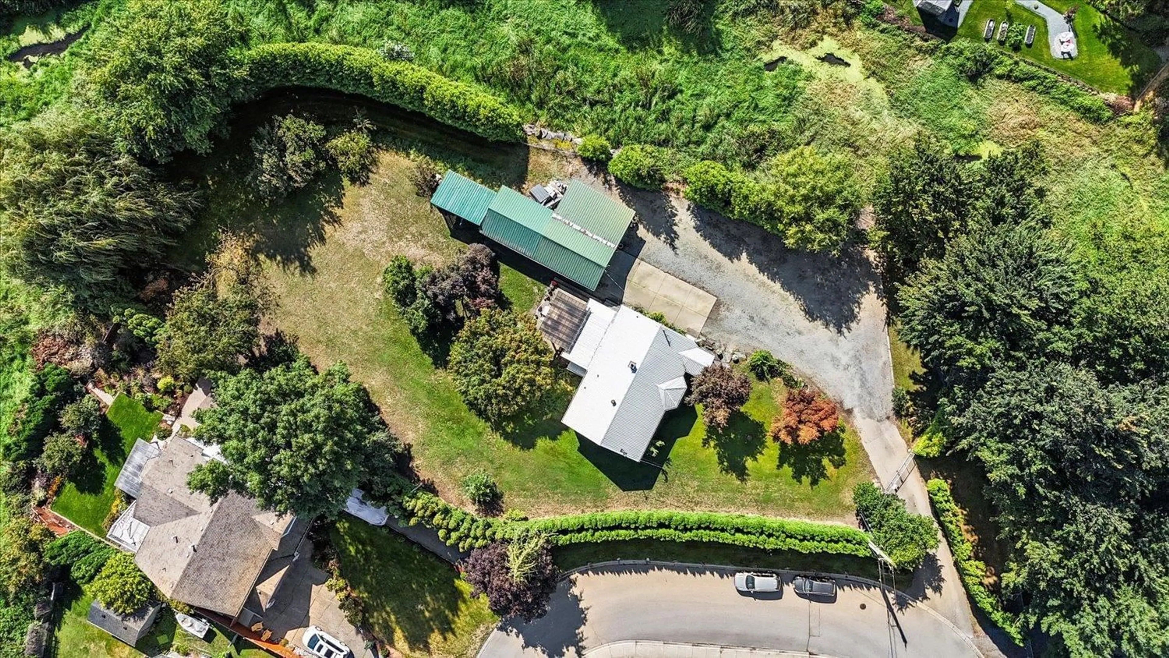 A pic from outside/outdoor area/front of a property/back of a property/a pic from drone, street for 9950 NELSON ROAD, Rosedale British Columbia V0X1X0