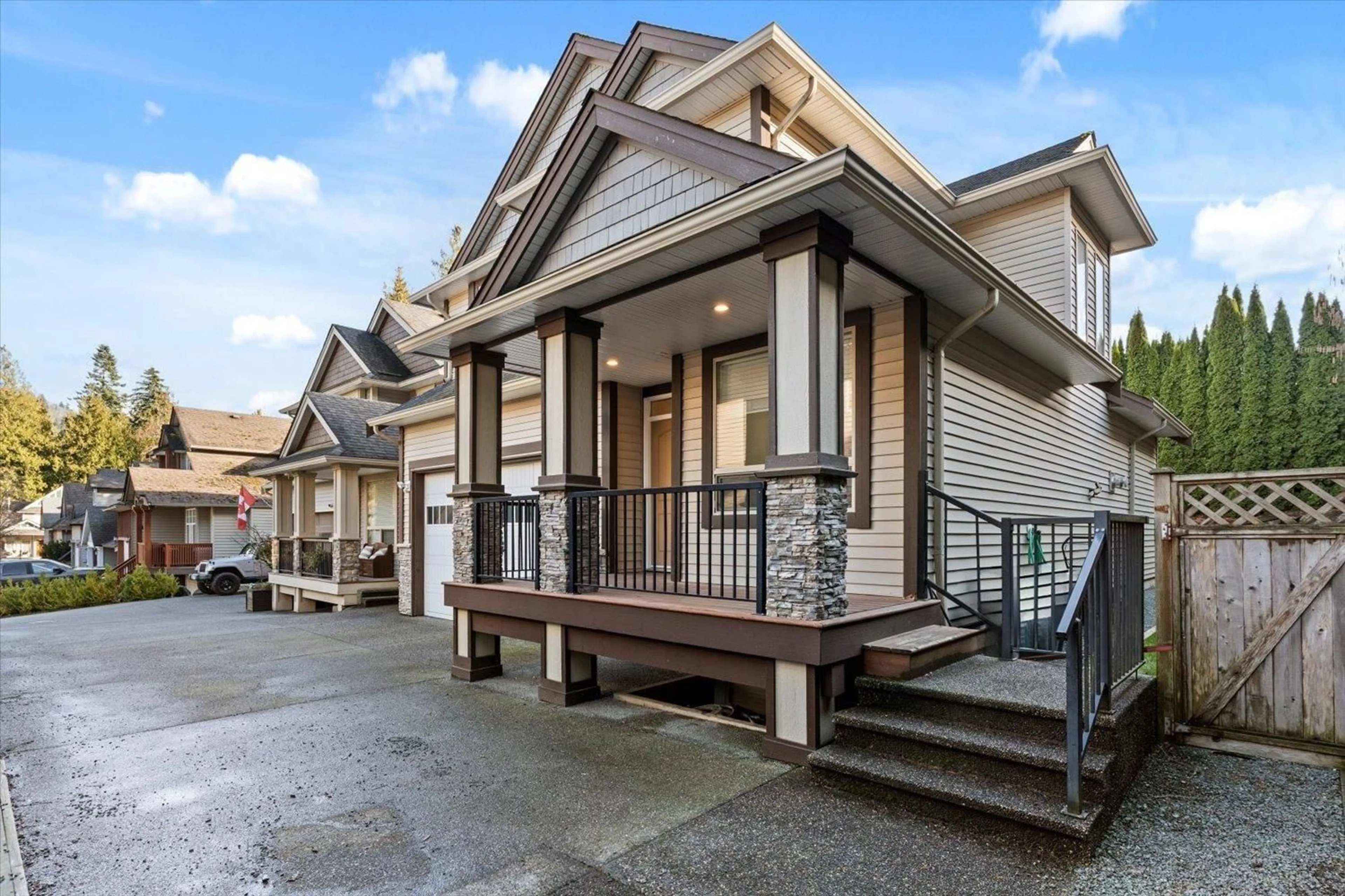 Home with vinyl exterior material, street for 1 - 46212 KERMODE CRESCENT, Chilliwack British Columbia V2R0C7