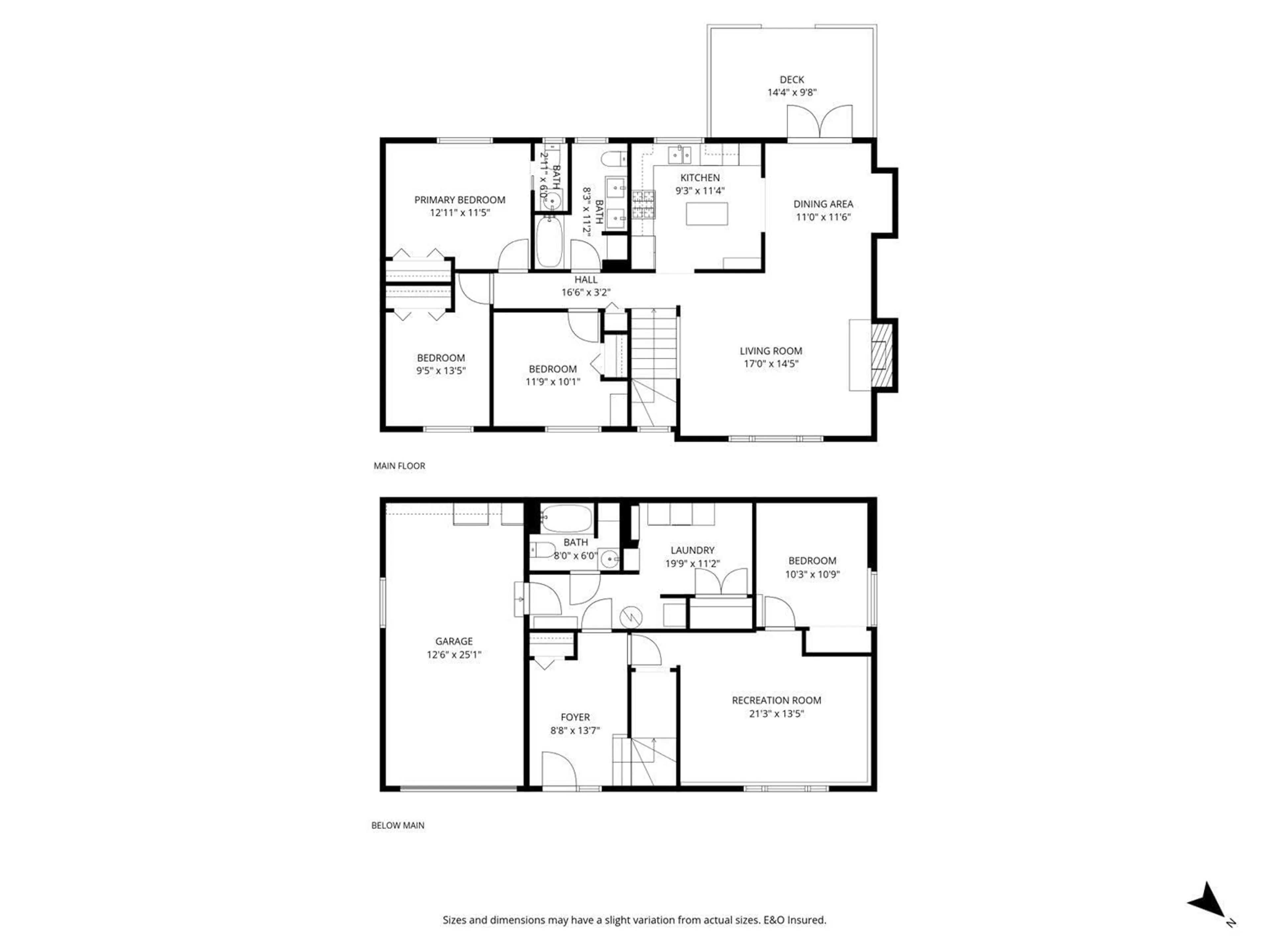 Floor plan for 2419 CAMERON CRESCENT, Abbotsford British Columbia V3G2B1