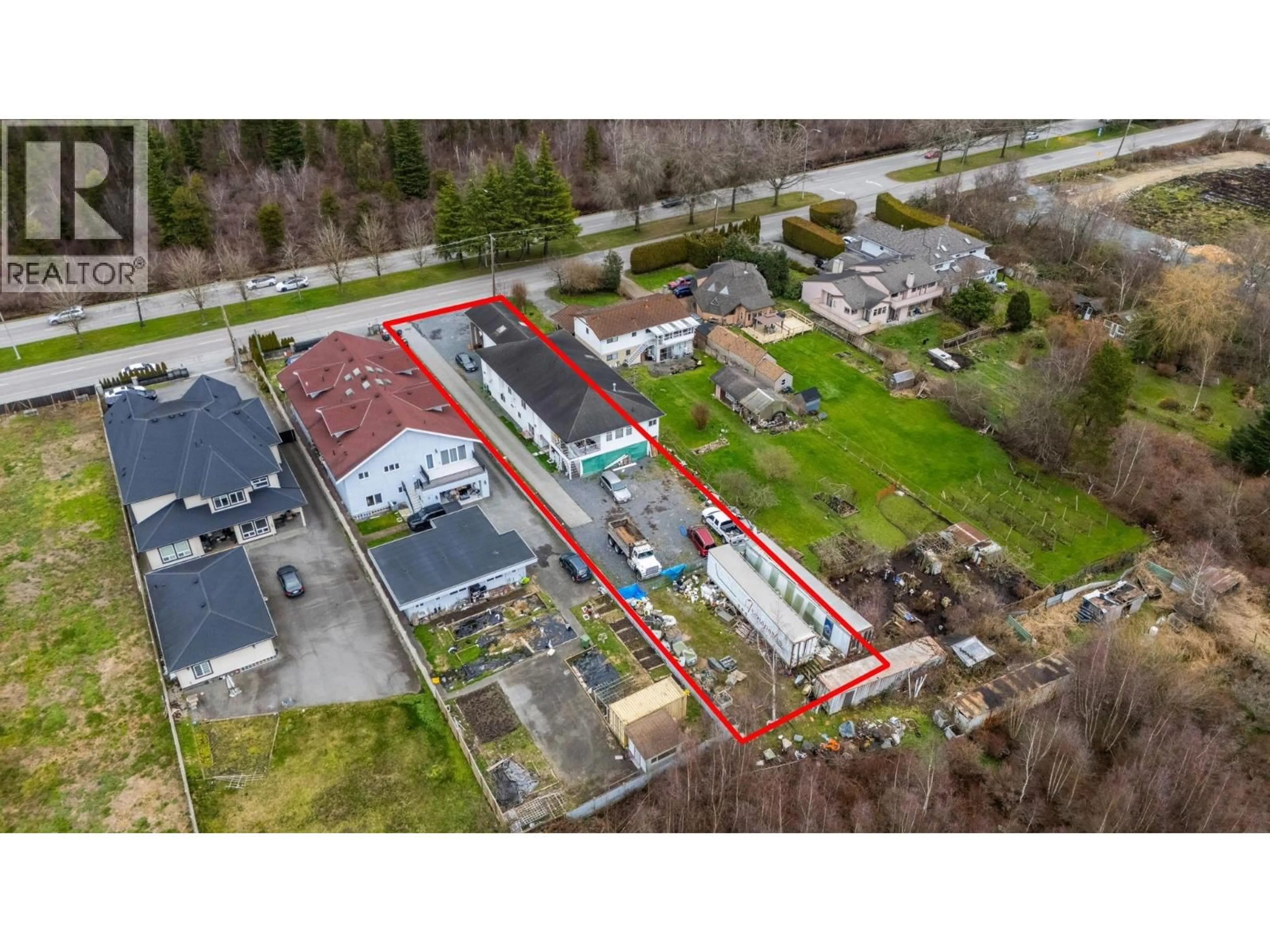 A pic from outside/outdoor area/front of a property/back of a property/a pic from drone, building for 11260 WESTMINSTER HIGHWAY, Richmond British Columbia V6X1B3