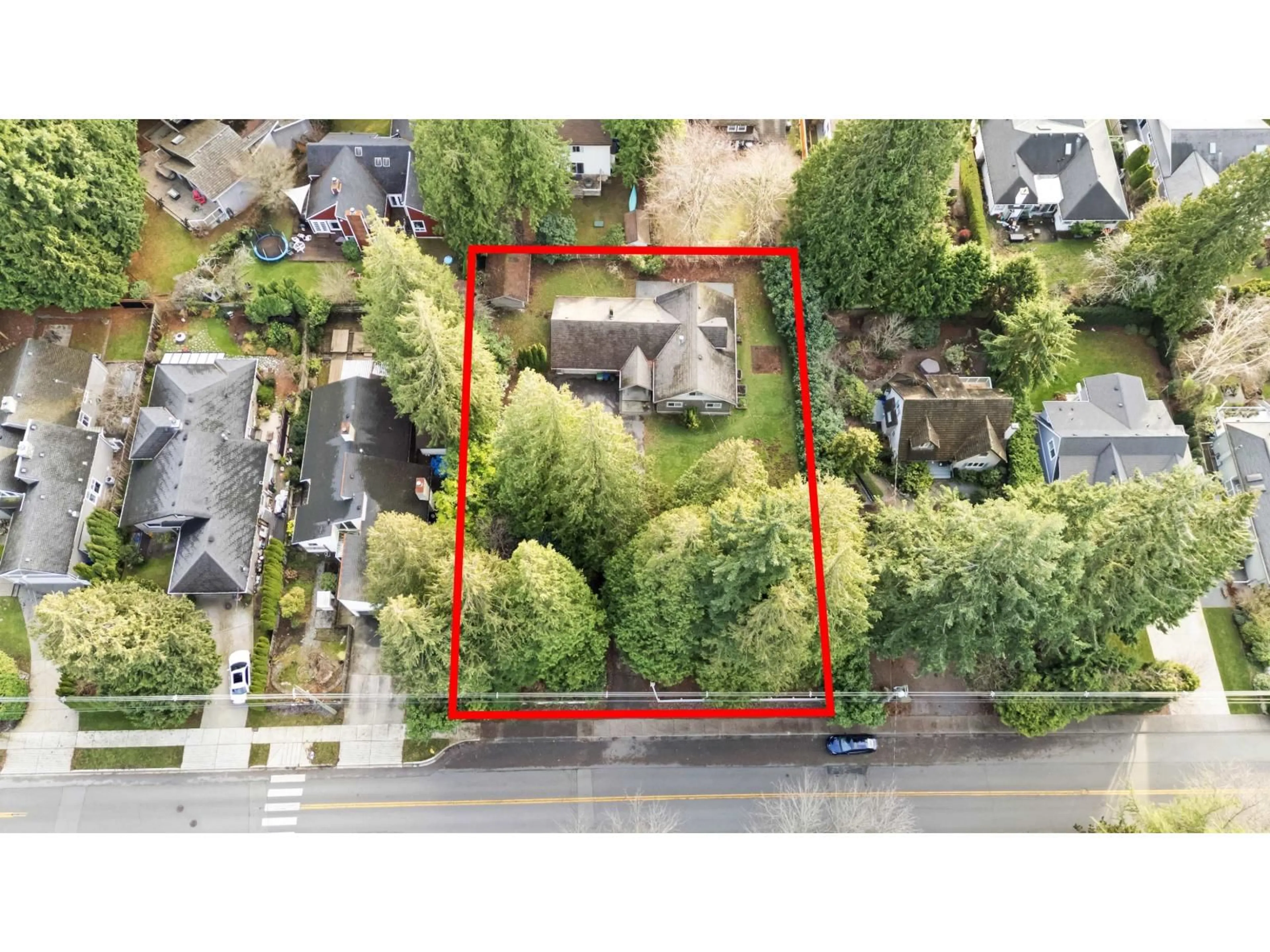 A pic from outside/outdoor area/front of a property/back of a property/a pic from drone, street for 12686 20 AVENUE, Surrey British Columbia V4A1Y6