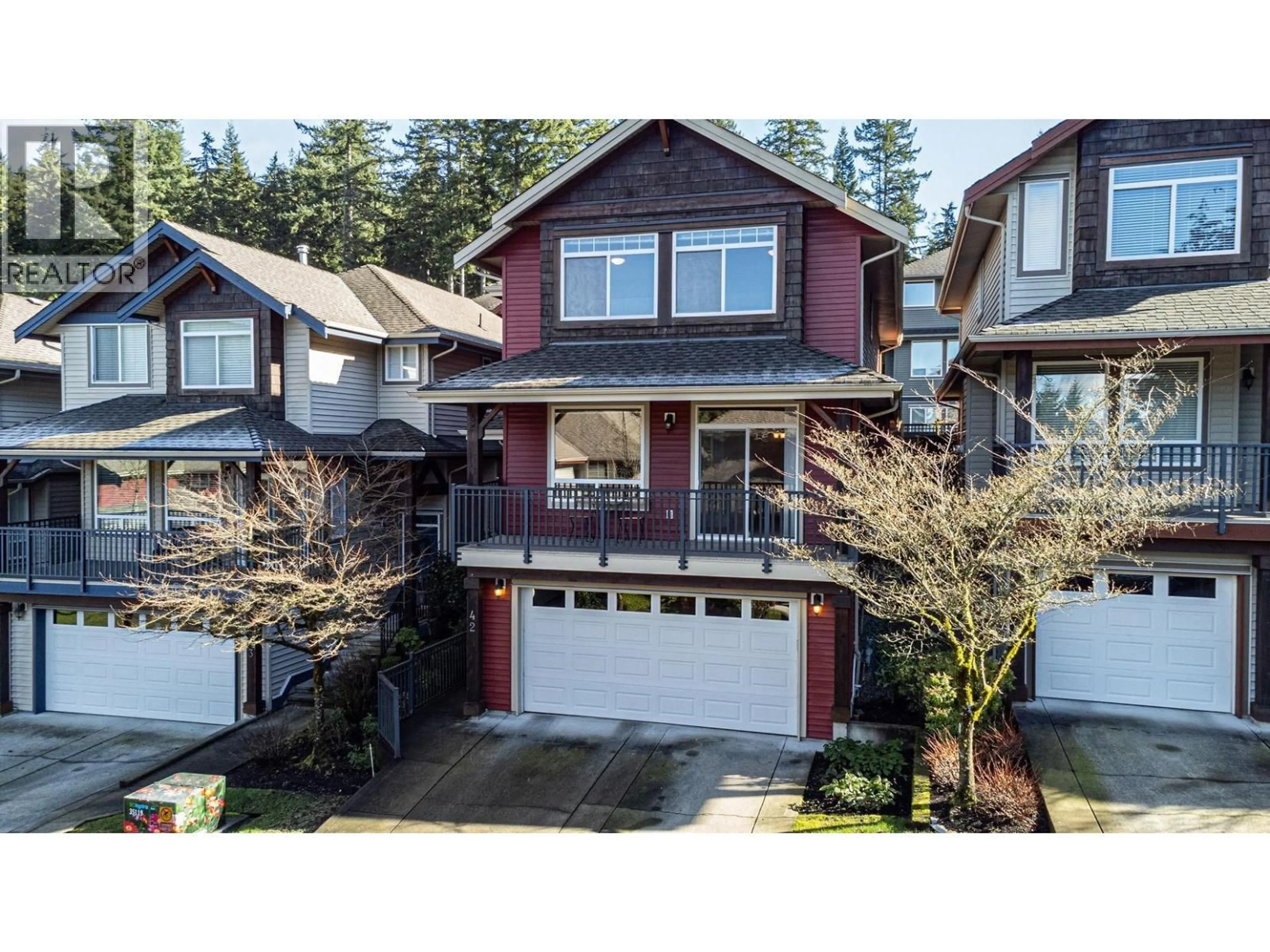 A pic from outside/outdoor area/front of a property/back of a property/a pic from drone, street for 42 - 1705 PARKWAY BOULEVARD, Coquitlam British Columbia V3E3T3