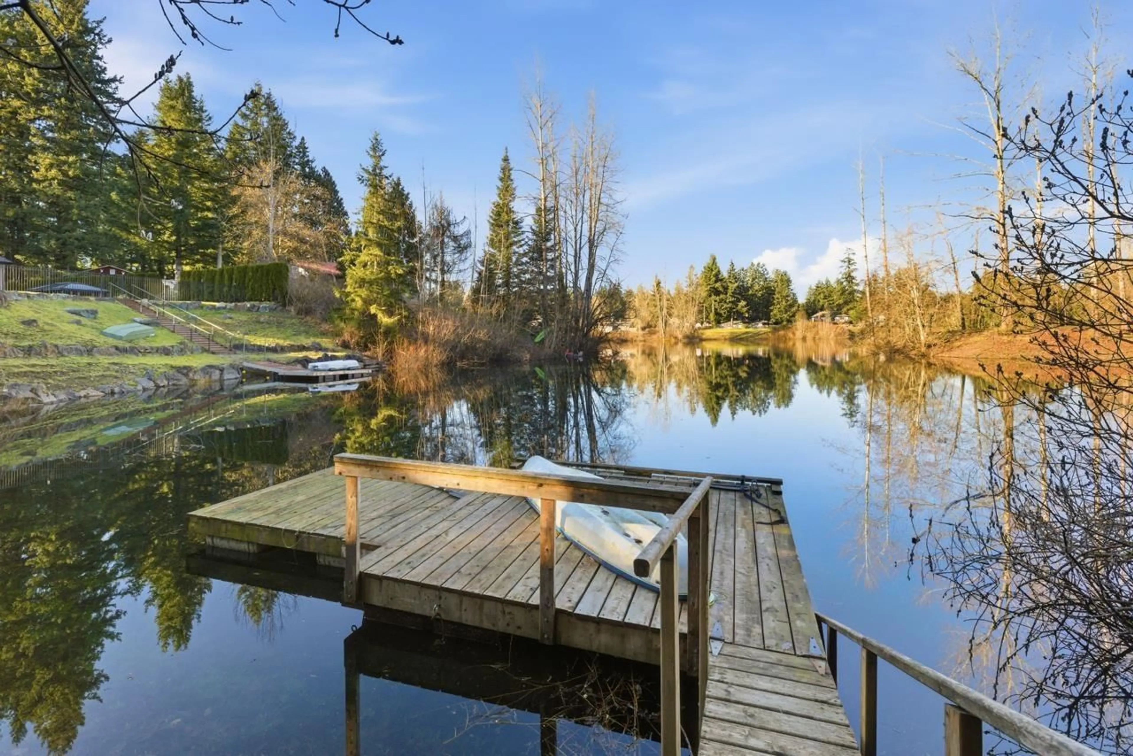 Patio, water/lake/river/ocean view for 2242 200 STREET, Langley British Columbia V2Z1W9