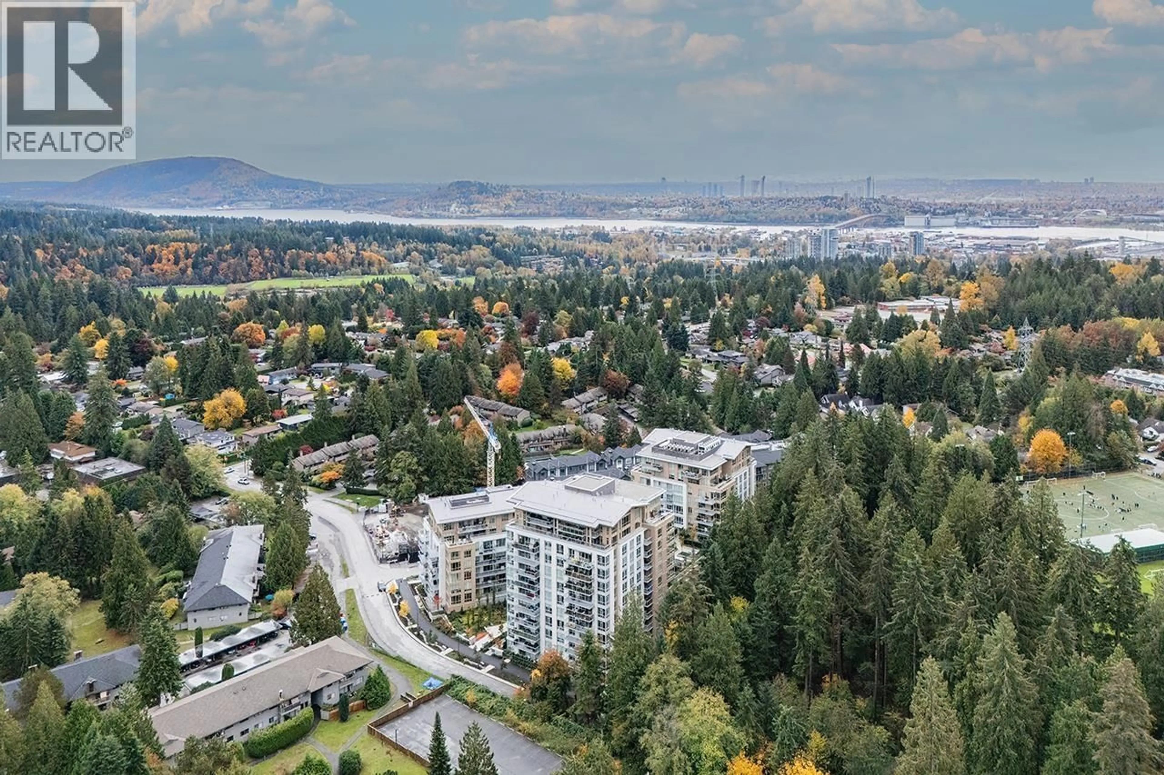 A pic from outside/outdoor area/front of a property/back of a property/a pic from drone, mountain view for 104 - 2375 EMERY COURT, Vancouver British Columbia V7J0E8