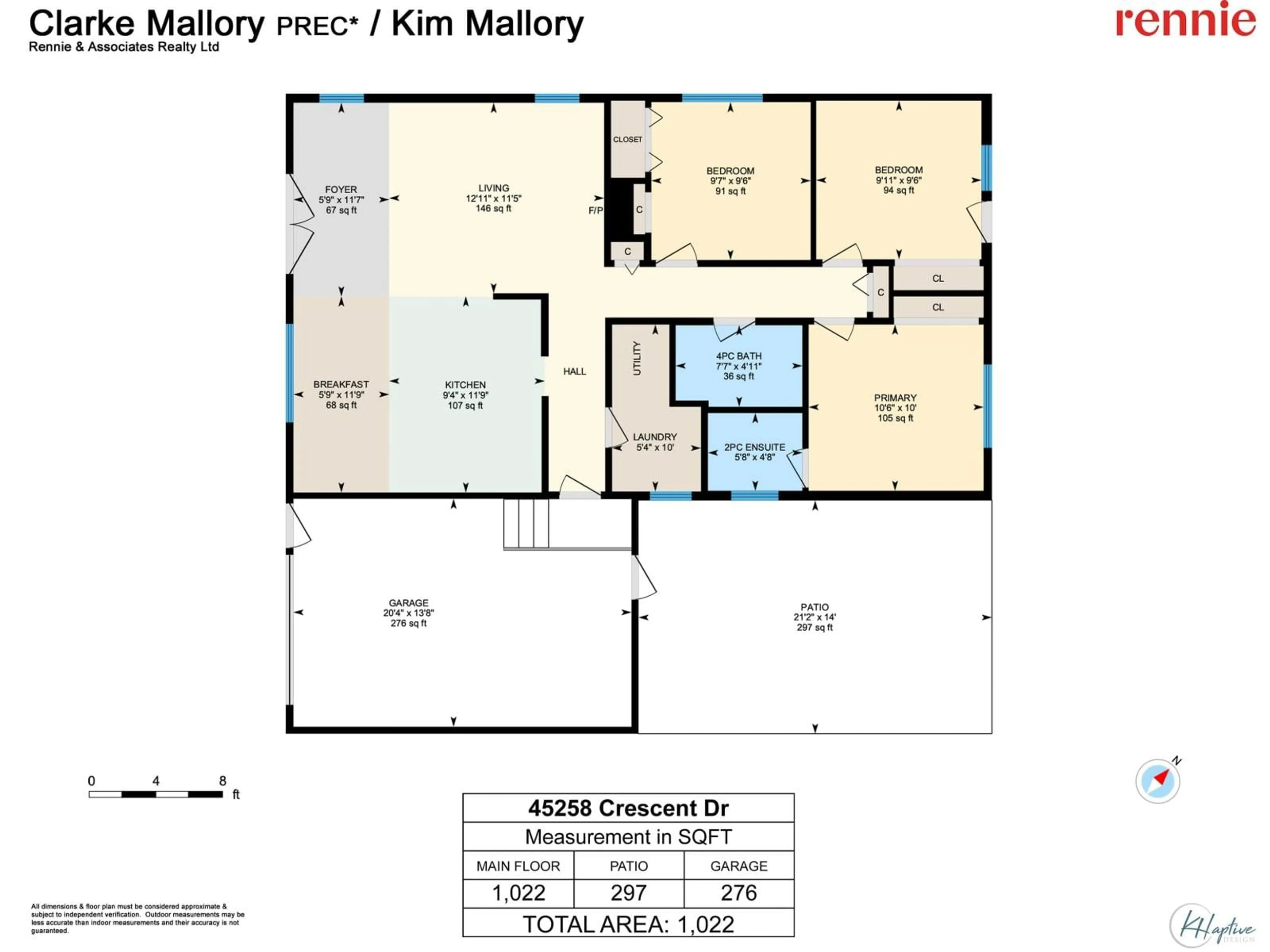 Floor plan for 45258 CRESCENT DRIVE, Chilliwack British Columbia V2P1G6