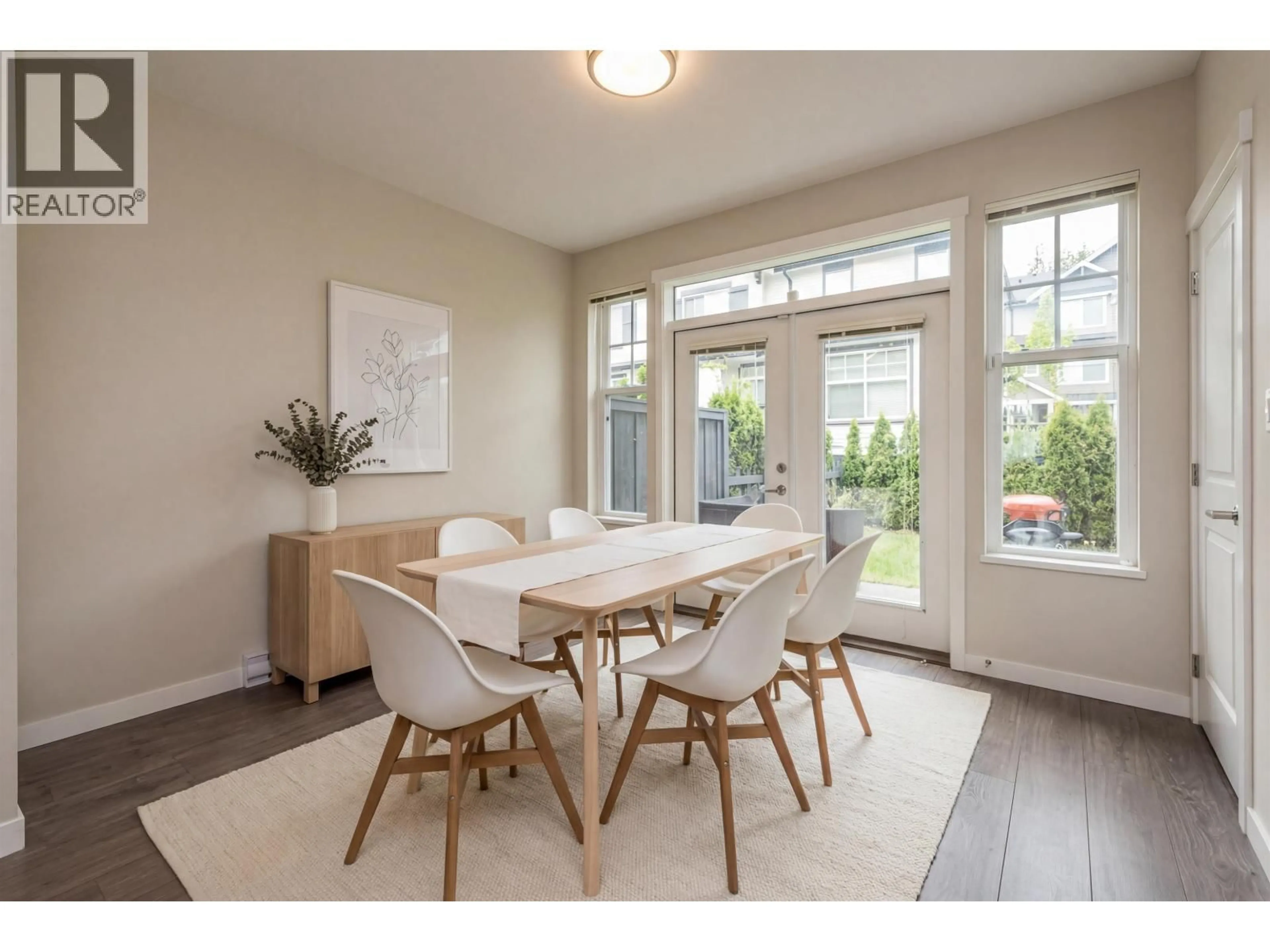 Dining room, wood/laminate floor for 10 - 3461 PRINCETON AVENUE, Coquitlam British Columbia V3E0M2