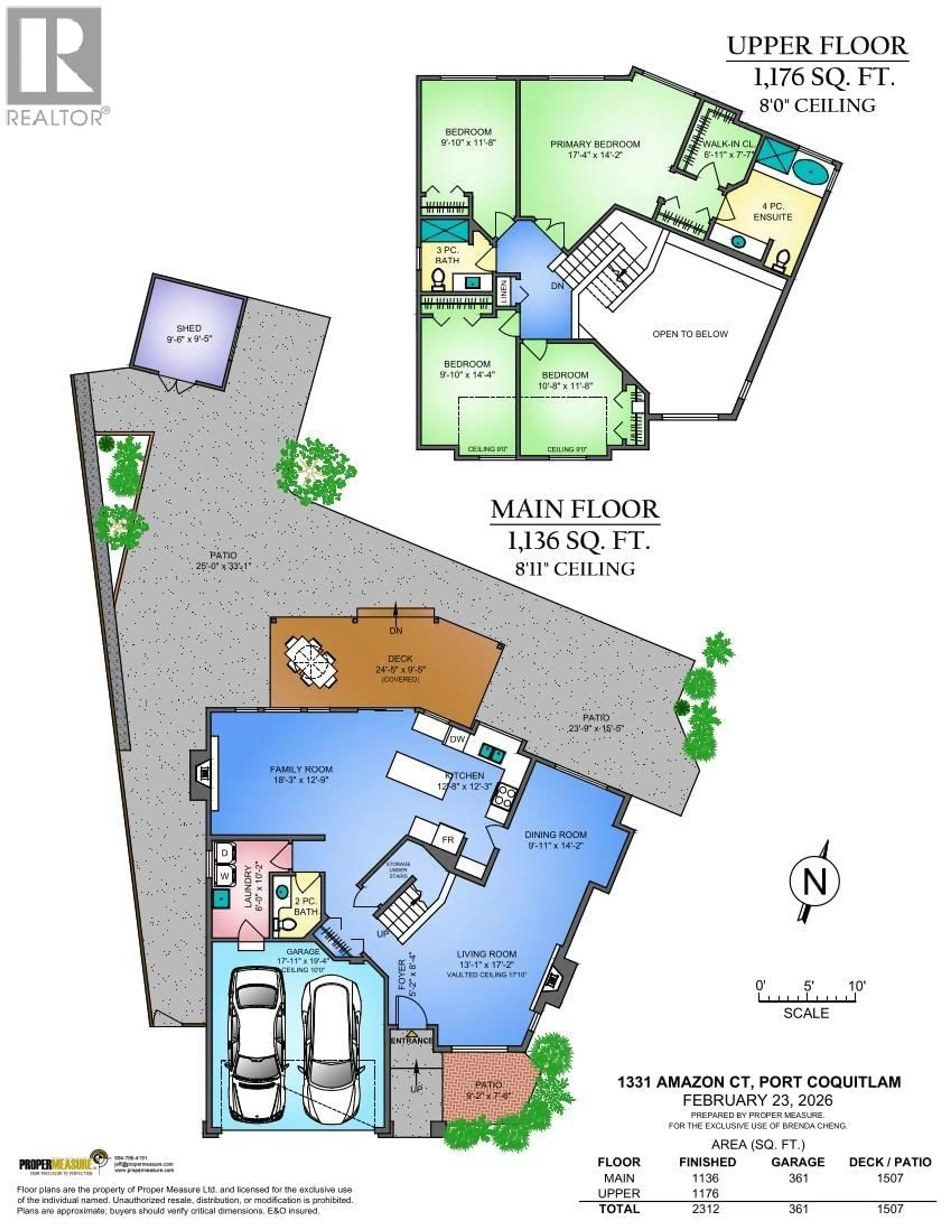 Floor plan for 1331 AMAZON COURT, Port Coquitlam British Columbia V3B7W1
