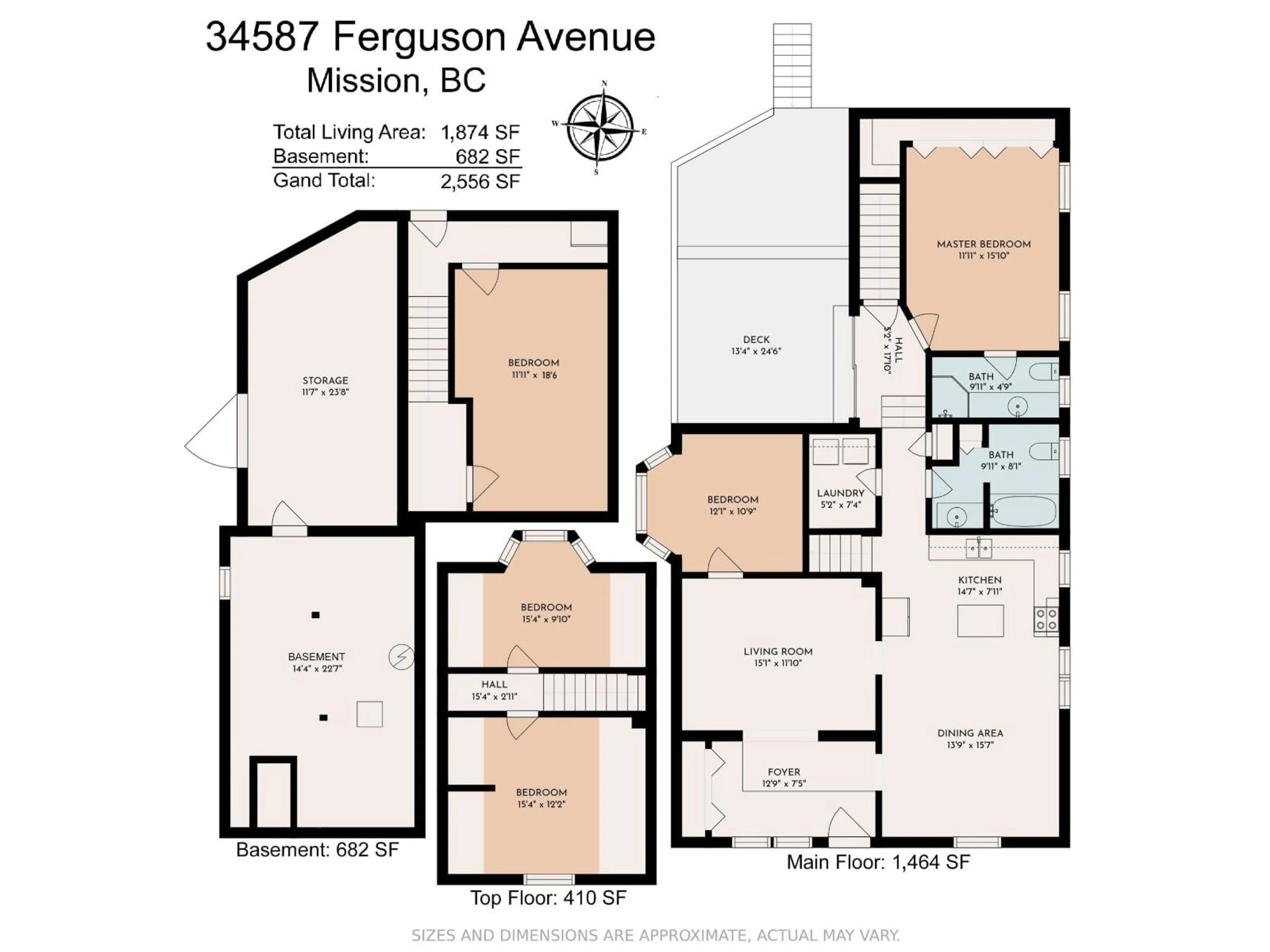 Floor plan for 34587 FERGUSON AVENUE, Mission British Columbia V2V6P7