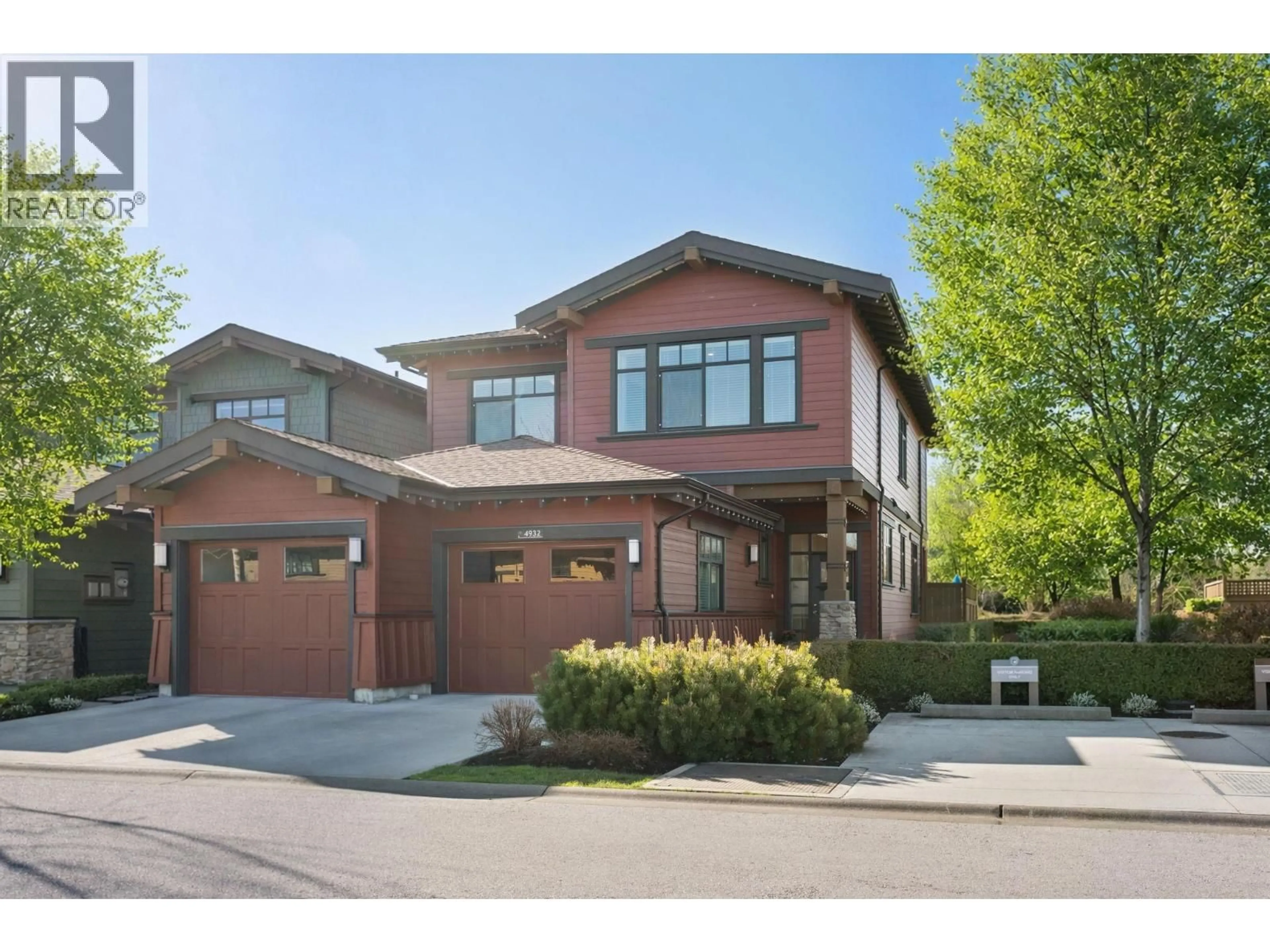 Home with brick exterior material, street for 4932 CEDAR SPRINGS DRIVE, Delta British Columbia V4M0A7