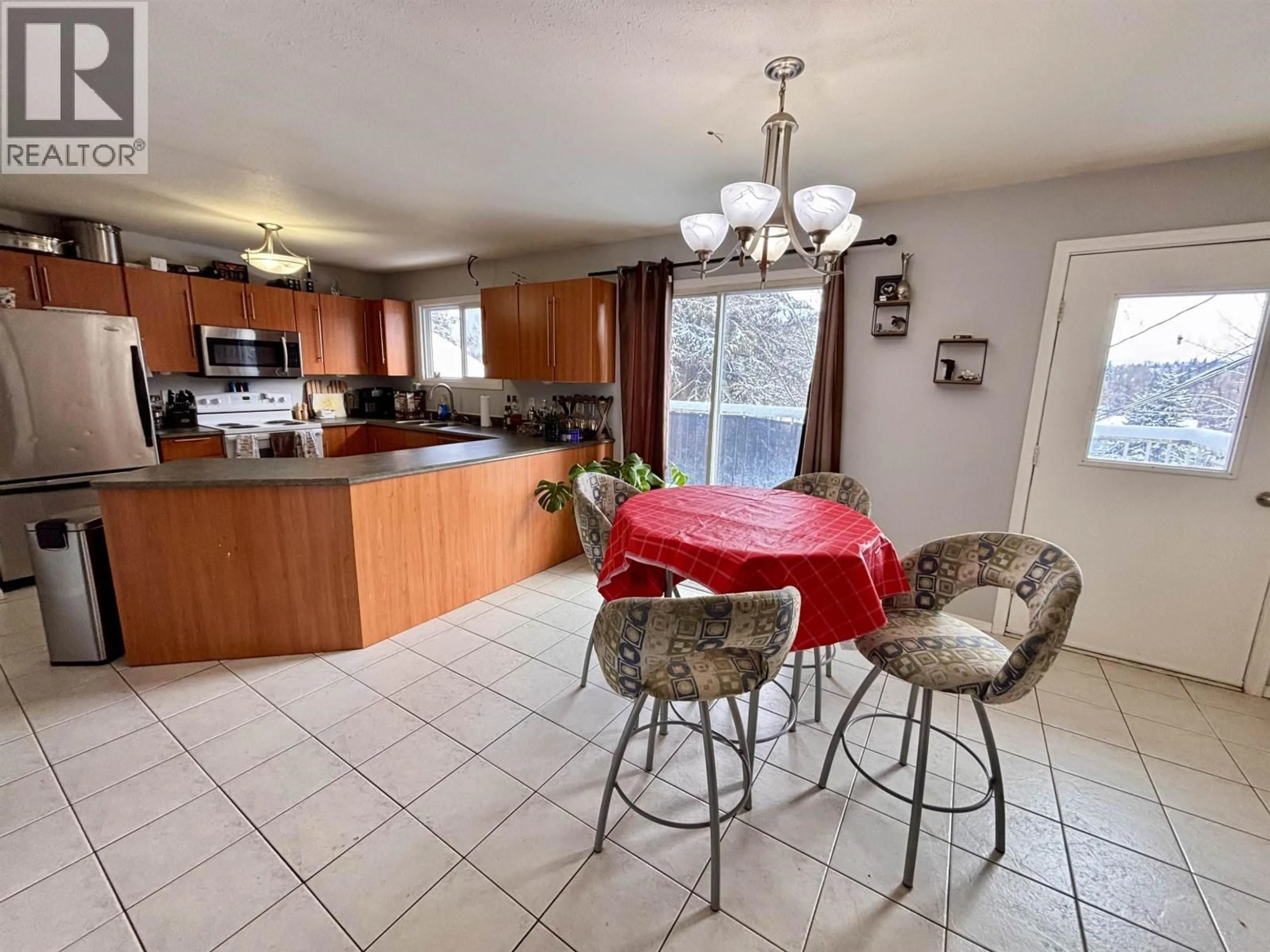 Open concept kitchen, ceramic/tile floor for 2253 BEDARD ROAD, Prince George British Columbia V2K1L4