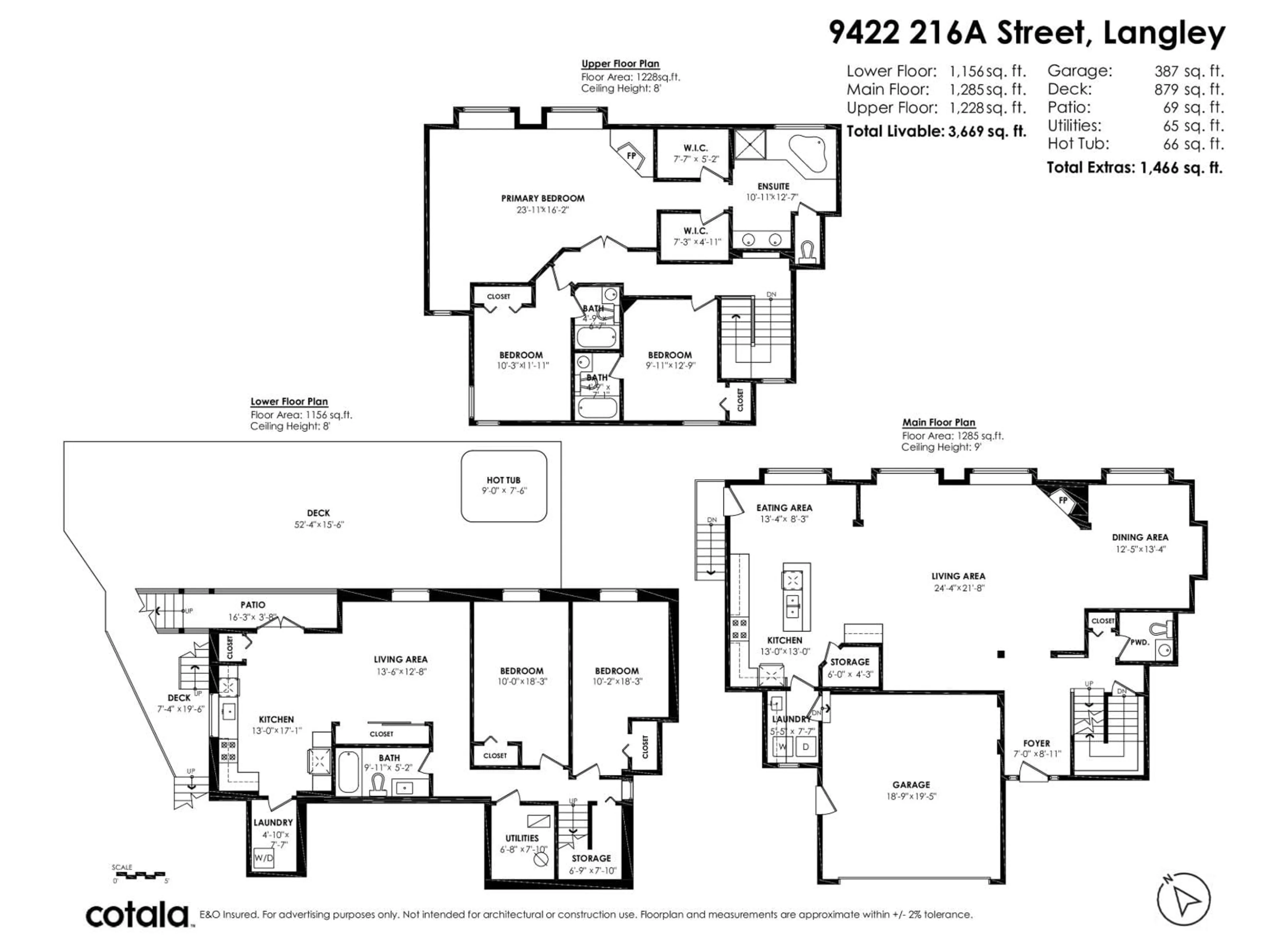 Floor plan for 9422 216A AVENUE, Langley British Columbia V1M4E2