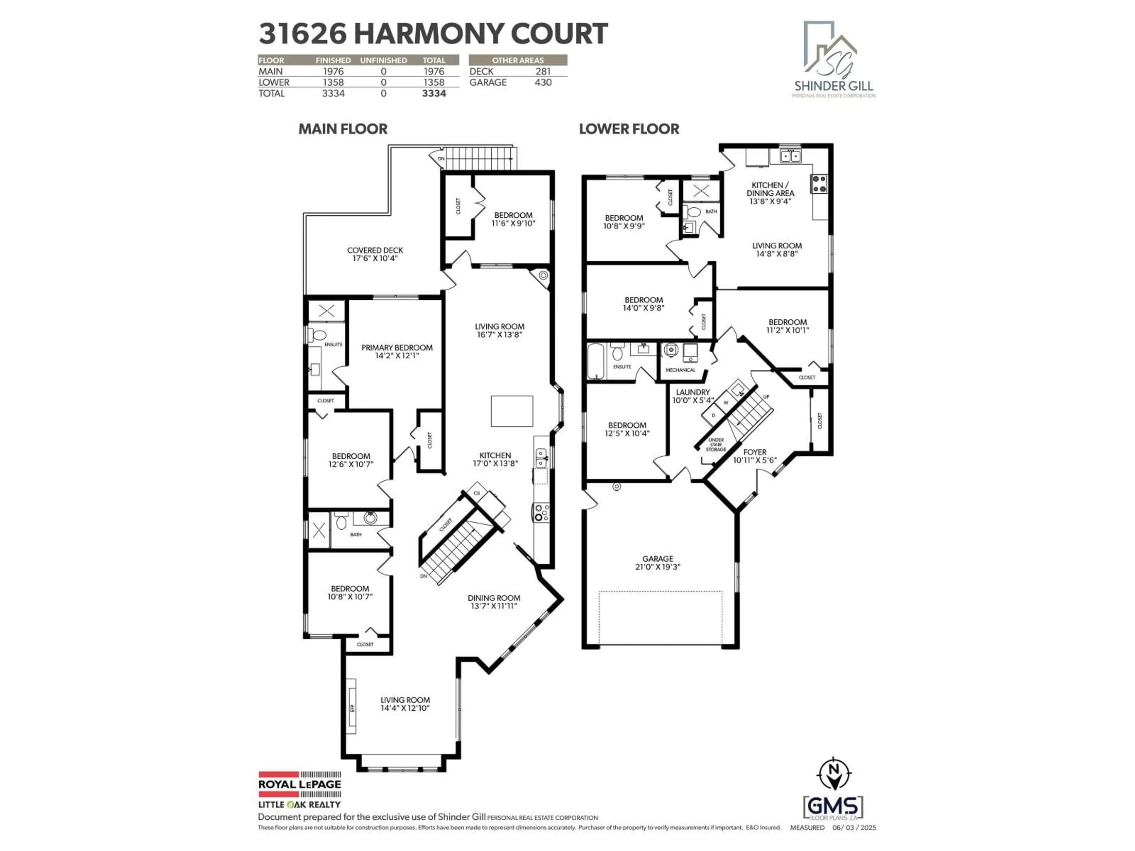 Floor plan for 31626 HARMONY COURT, Abbotsford British Columbia V2T6S7