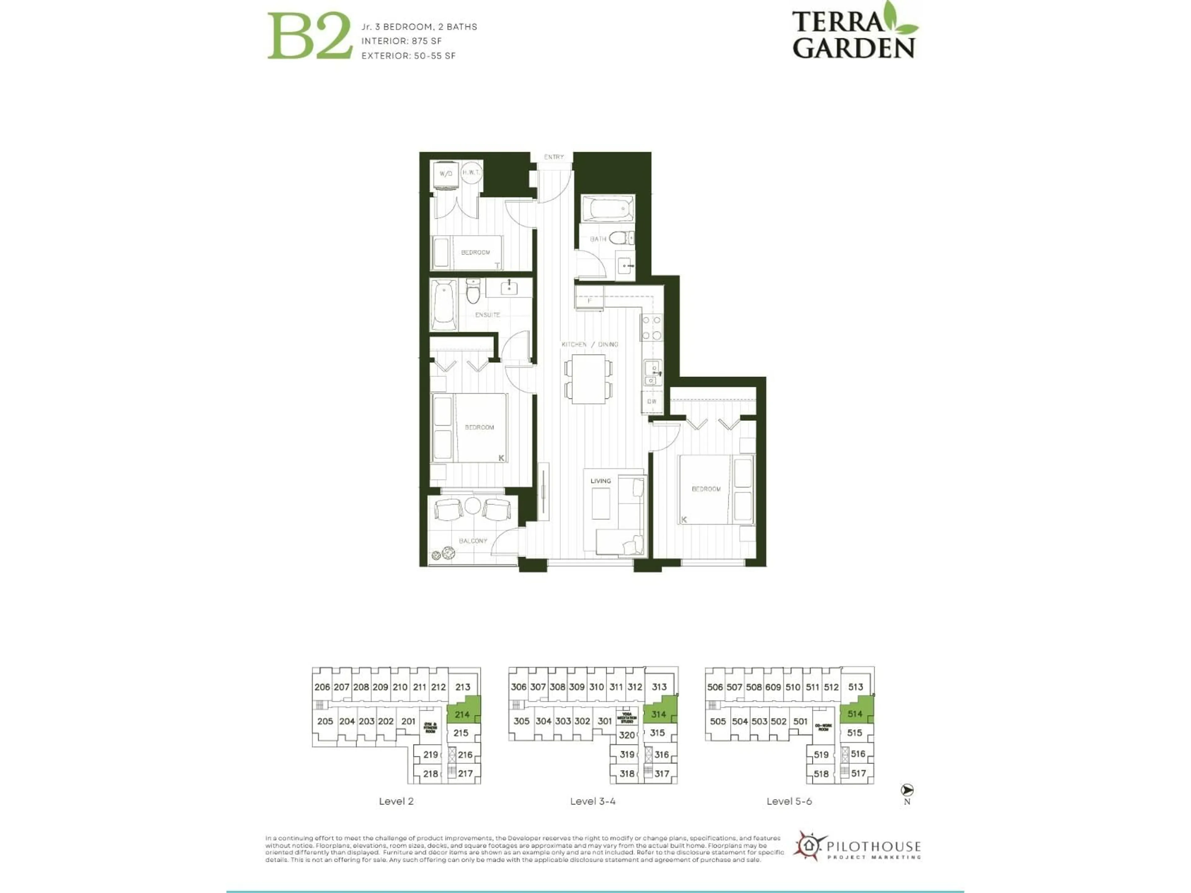 Floor plan for 314 - 15258 102A AVENUE, Surrey British Columbia V0V0V0