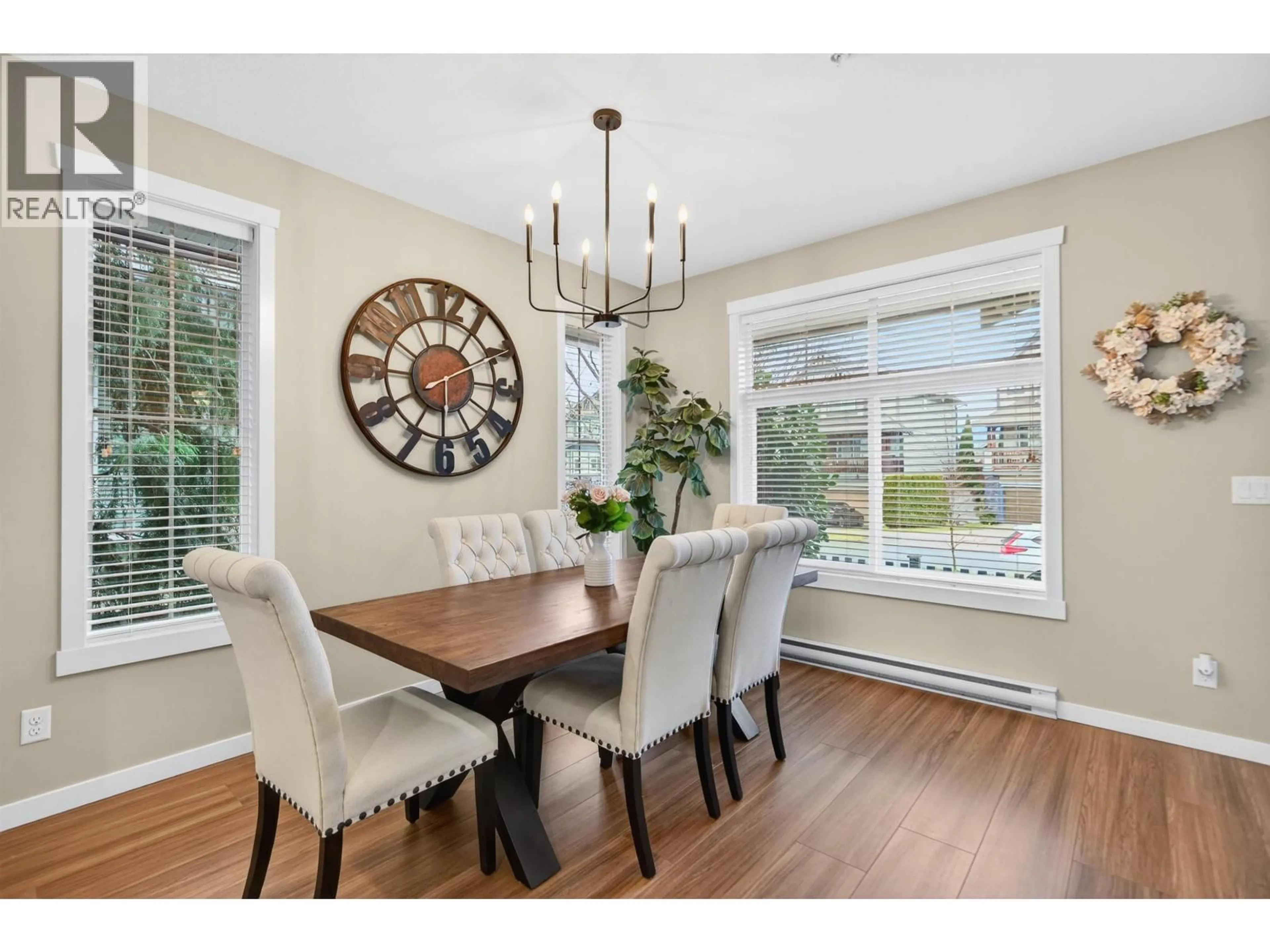 Dining room, wood/laminate floor for 110 - 13819 232 STREET, Maple Ridge British Columbia V4R0C7