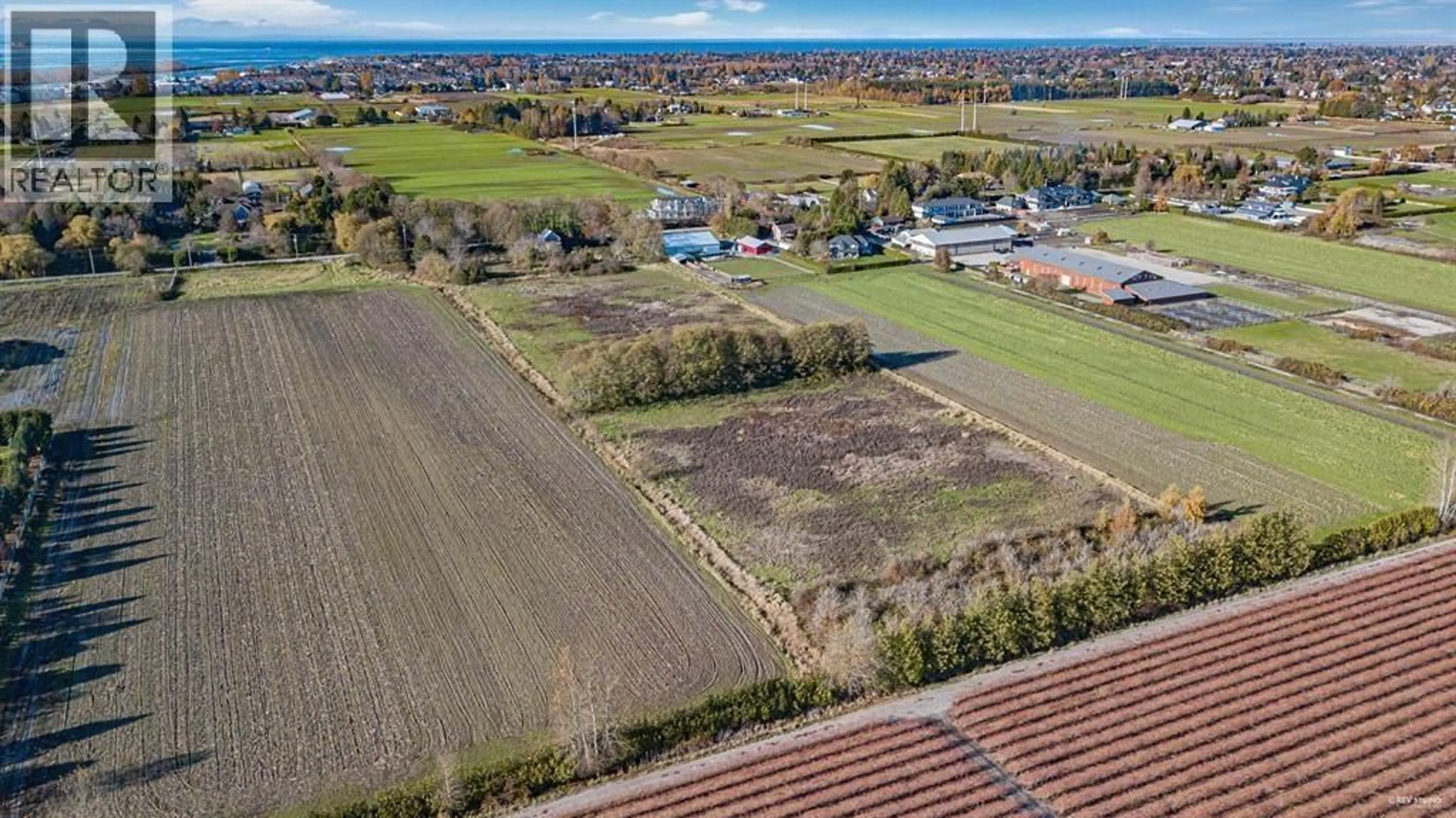 A pic from outside/outdoor area/front of a property/back of a property/a pic from drone, water/lake/river/ocean view for 12620 NO. 3 ROAD, Richmond British Columbia V7A1X5