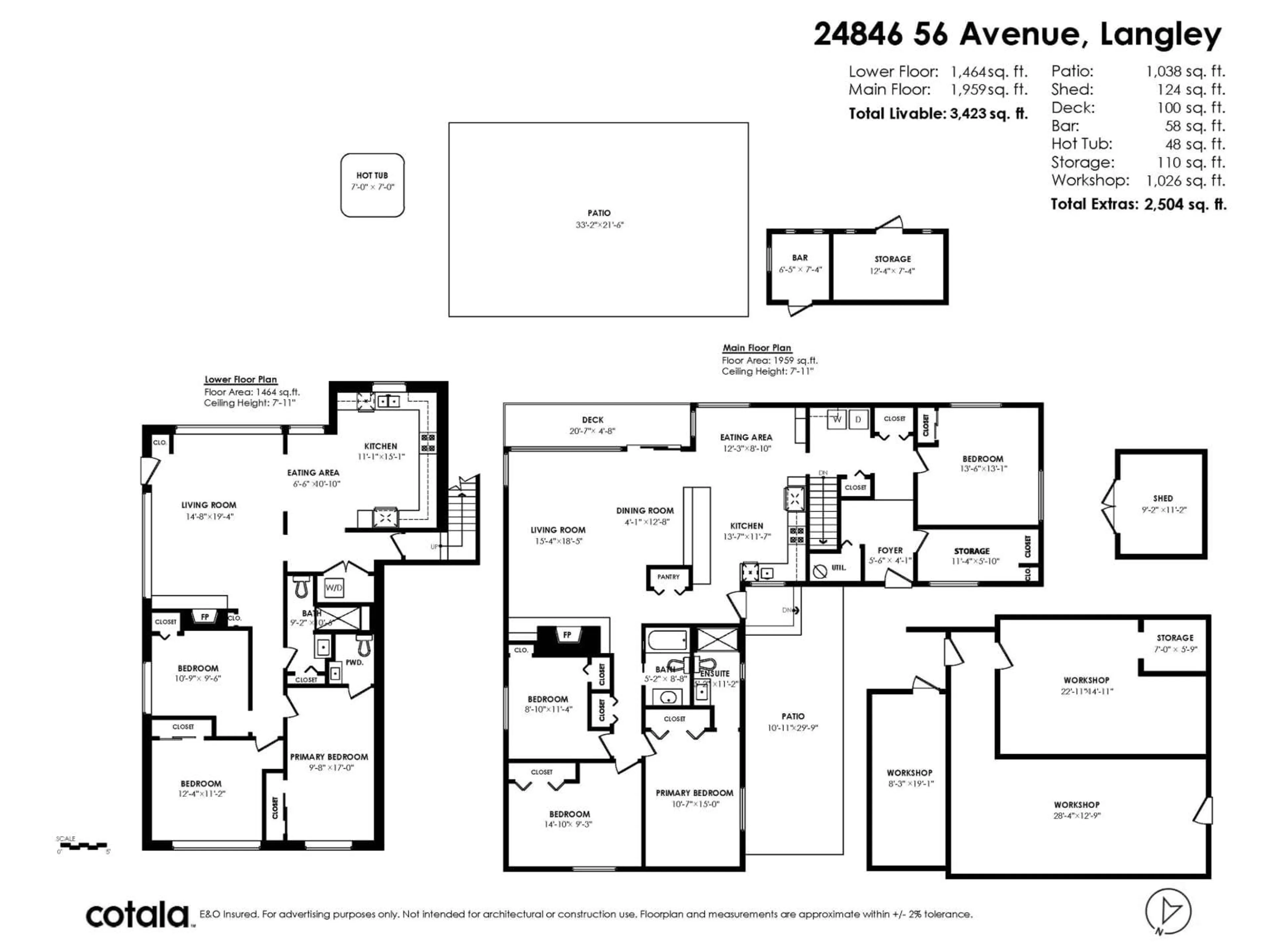 Floor plan for 24846 56 AVENUE, Langley British Columbia V4W1B1