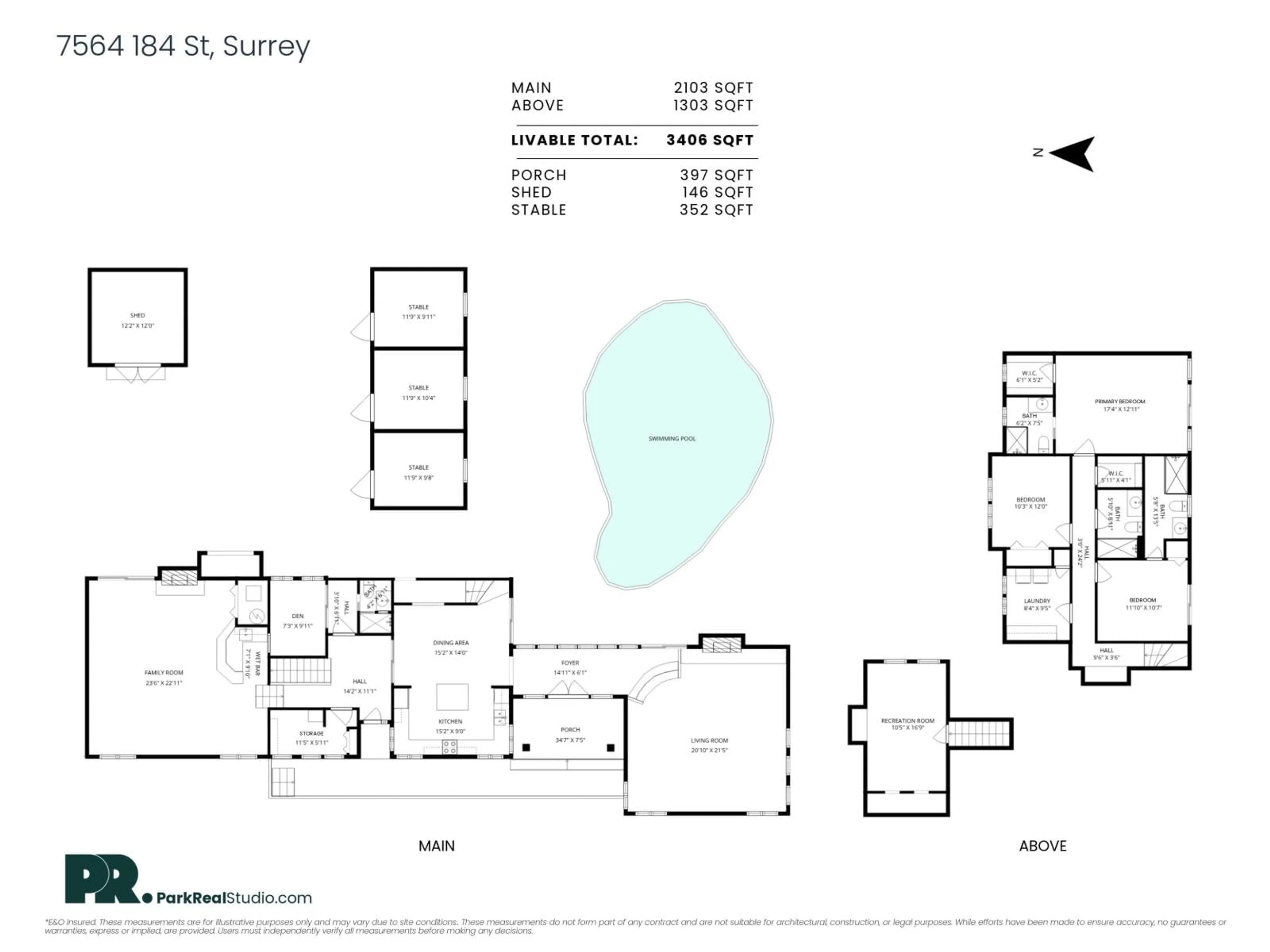 Floor plan for 7564 184 STREET, Surrey British Columbia V4N5V3