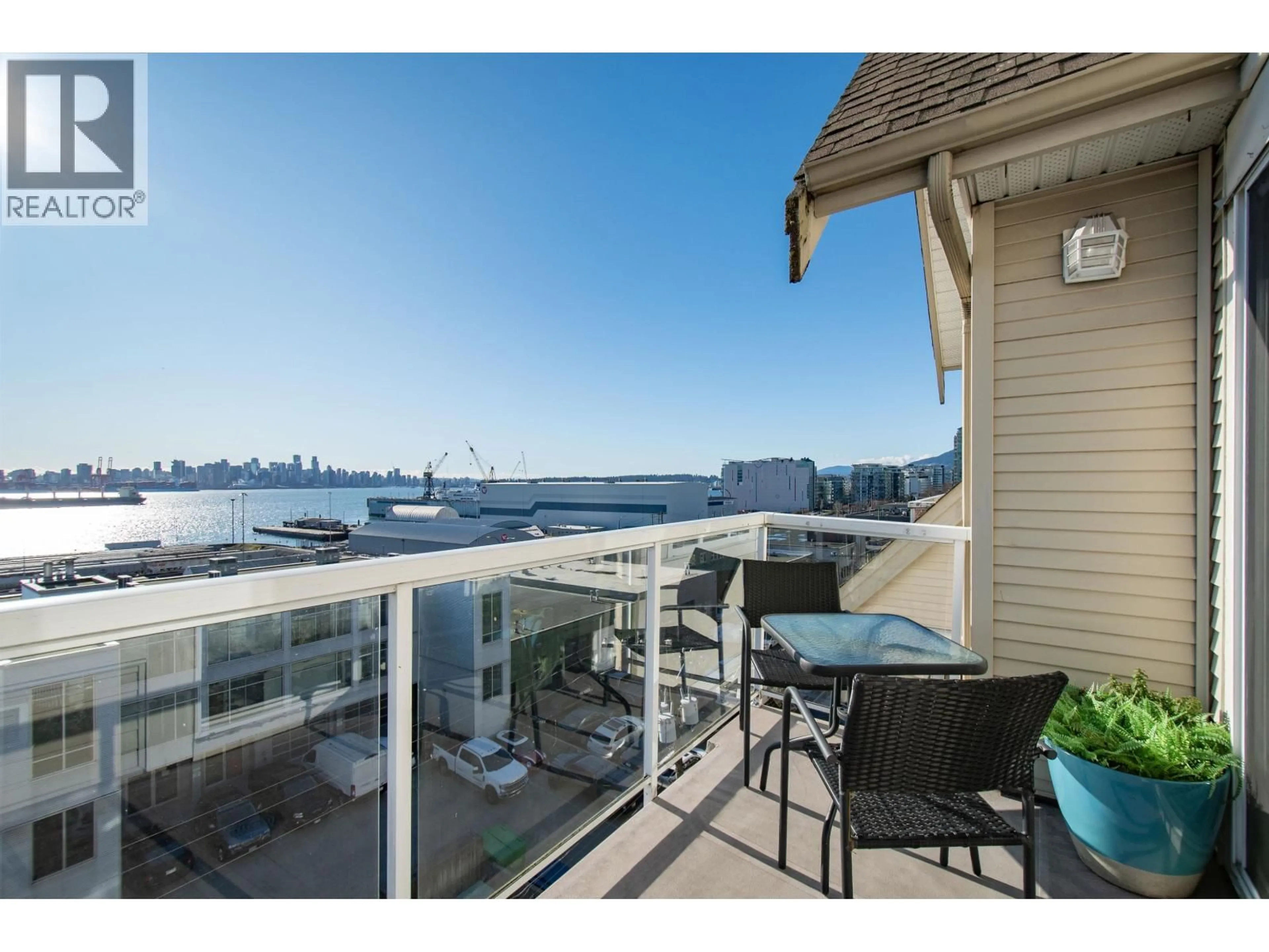 Patio, water/lake/river/ocean view for 409 - 365 1ST STREET, North Vancouver British Columbia V7L4W5