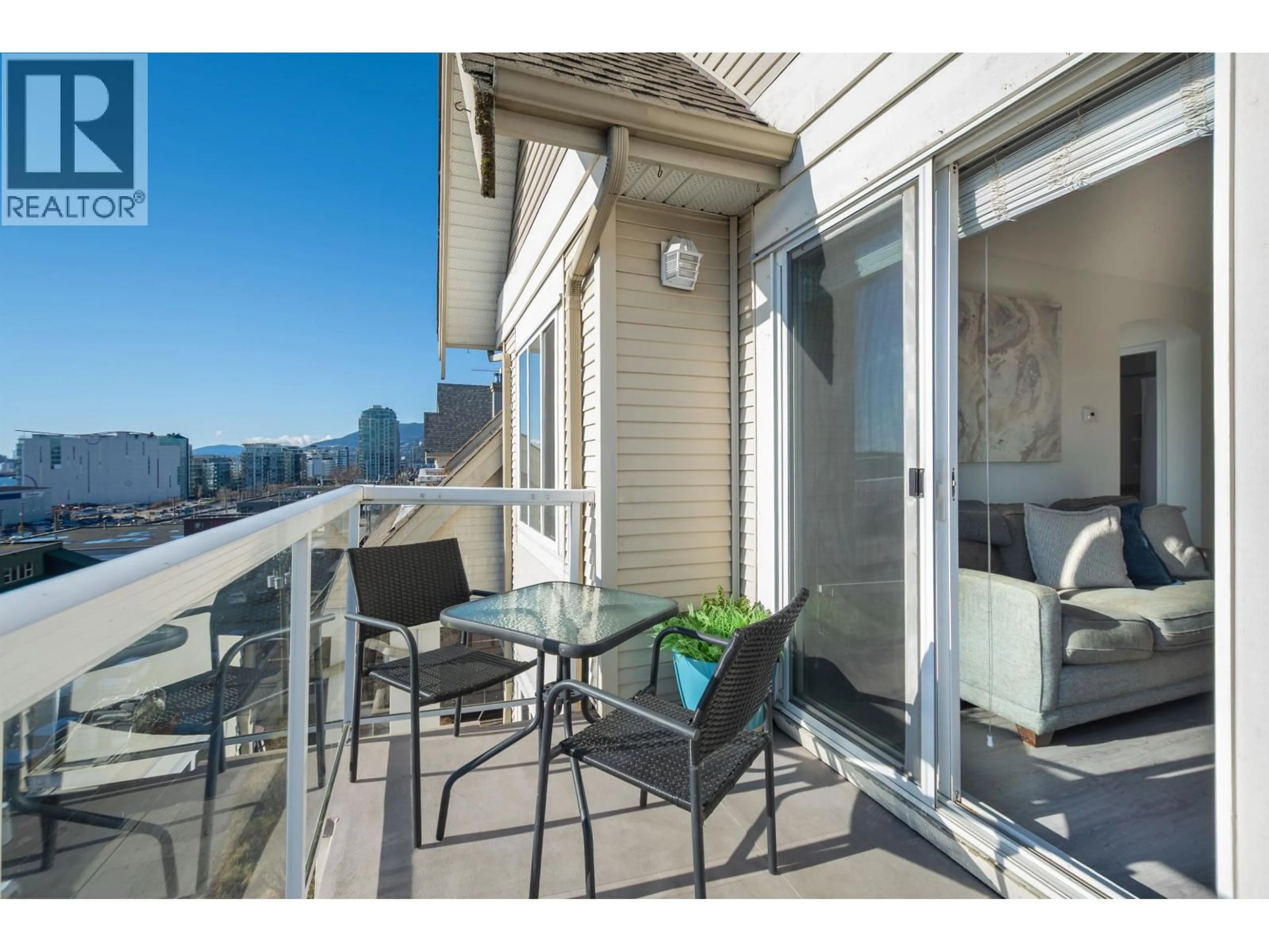 Patio, water/lake/river/ocean view for 409 - 365 1ST STREET, North Vancouver British Columbia V7L4W5