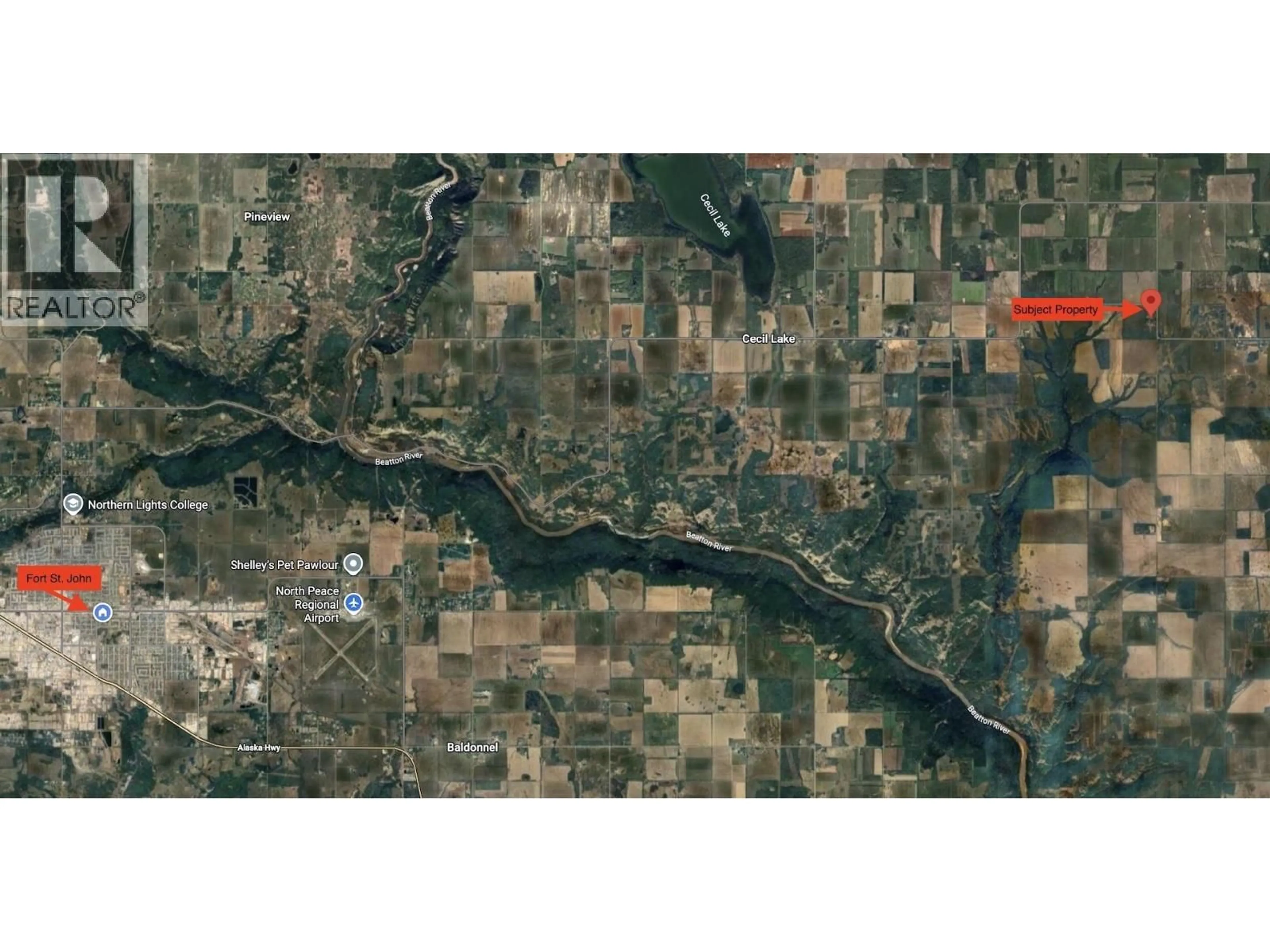 Picture of a map for B - 13491 GOLATA CREEK ROAD, Cecil Lake British Columbia V0C1G0