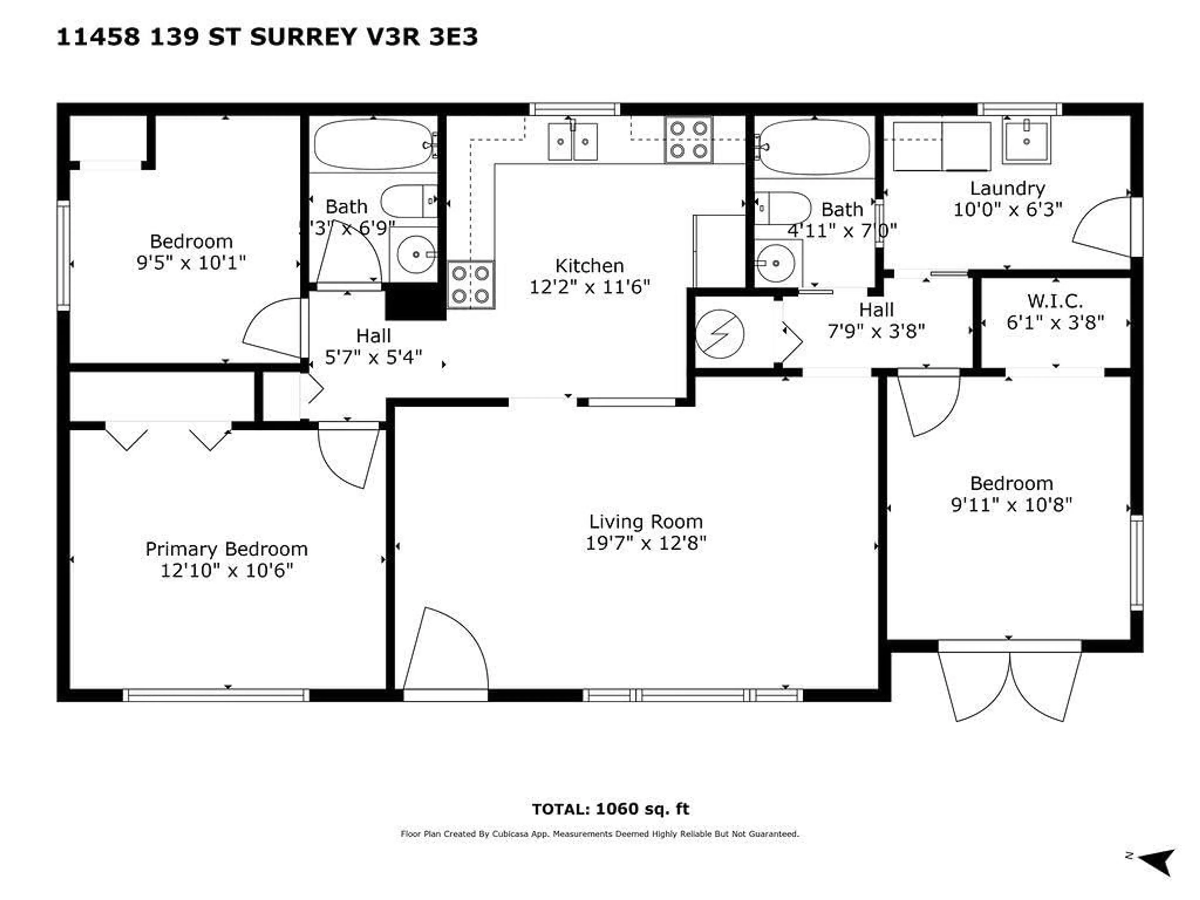 Floor plan for 11458 139 STREET, Surrey British Columbia V3R3E3